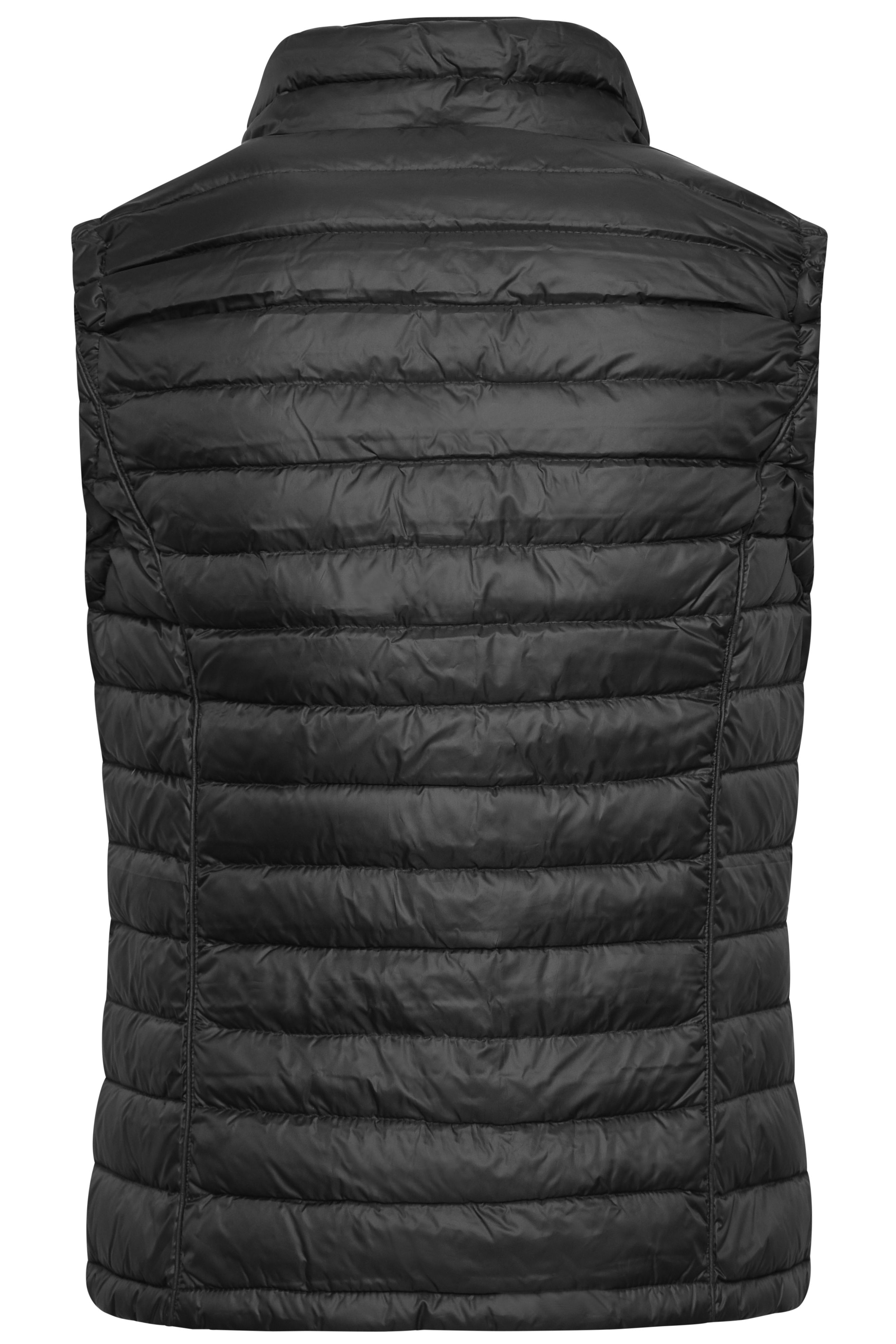 Ladies' Quilted Down Vest JN1079 Sportliche Daunenweste mit Stehkragen