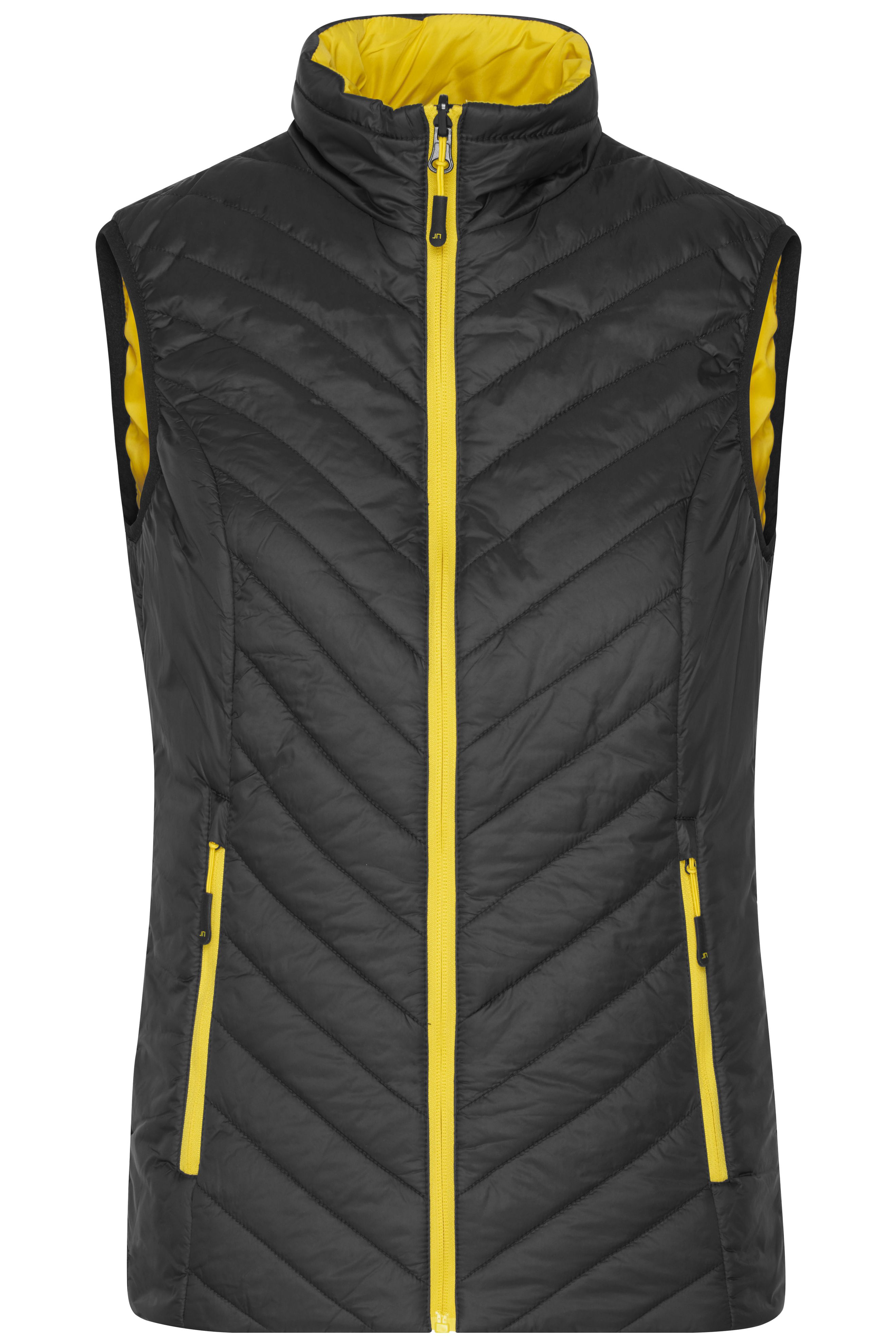 Ladies' Lightweight Vest JN1089 Leichte Wendeweste mit DuPont™ Sorona® Wattierung (nachwachsender, pflanzlicher Rohstoff)