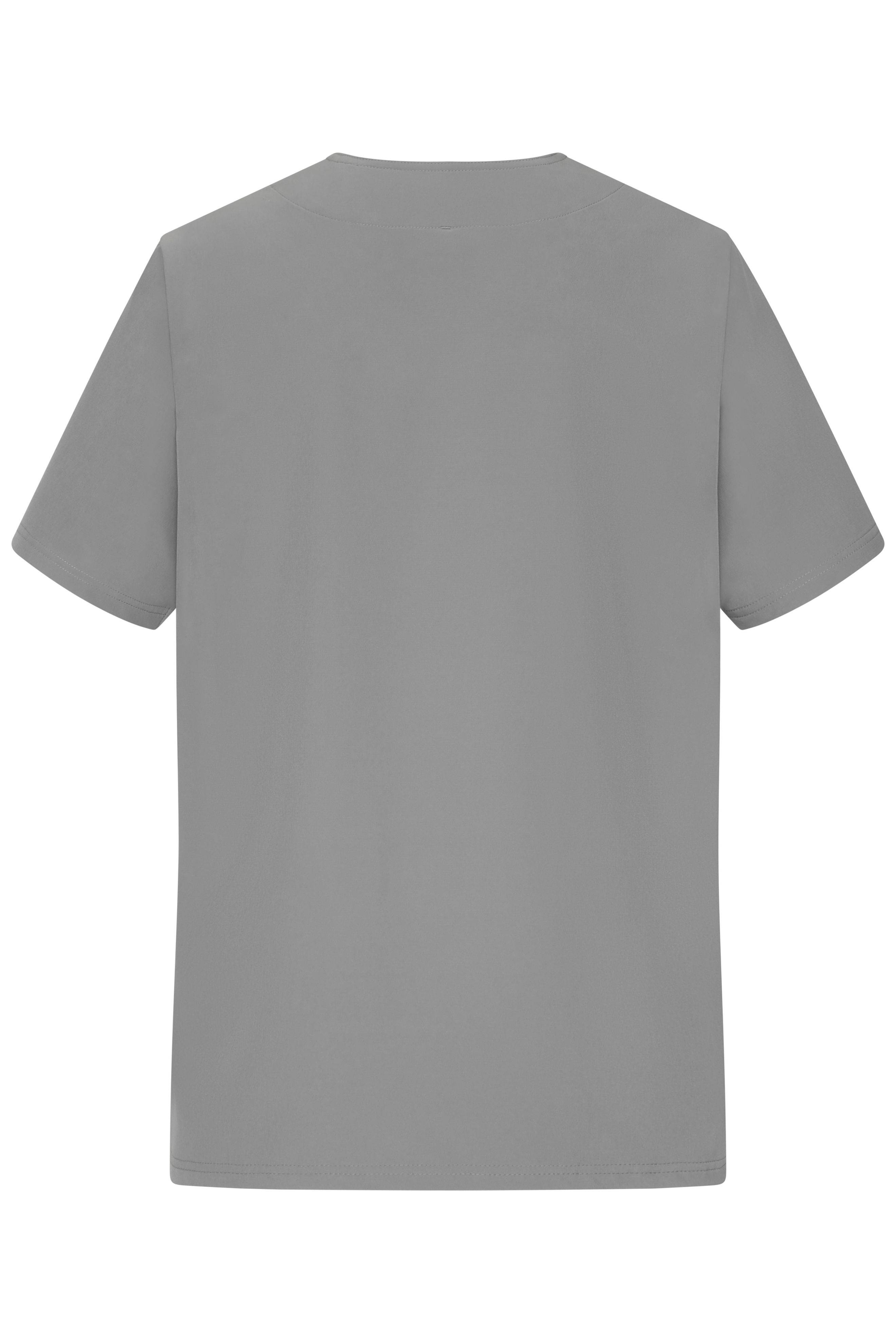 Men's Stretch-Kasack JN3104 Elastischer Kasack mit V-Ausschnitt