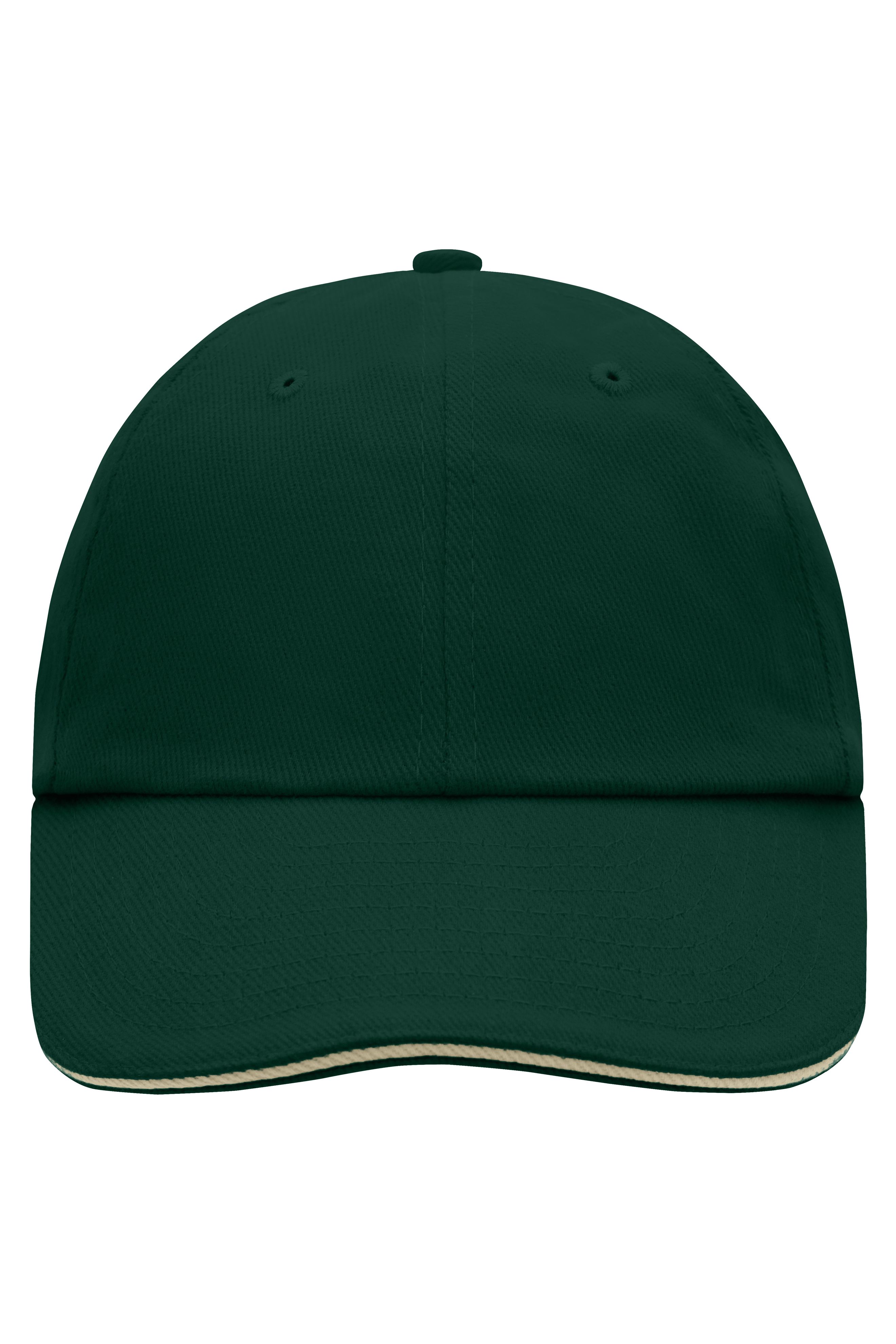 6 Panel Raver Sandwich Cap MB6112 Klassisches Allround-Cap mit kontrastfarbigem Sandwich