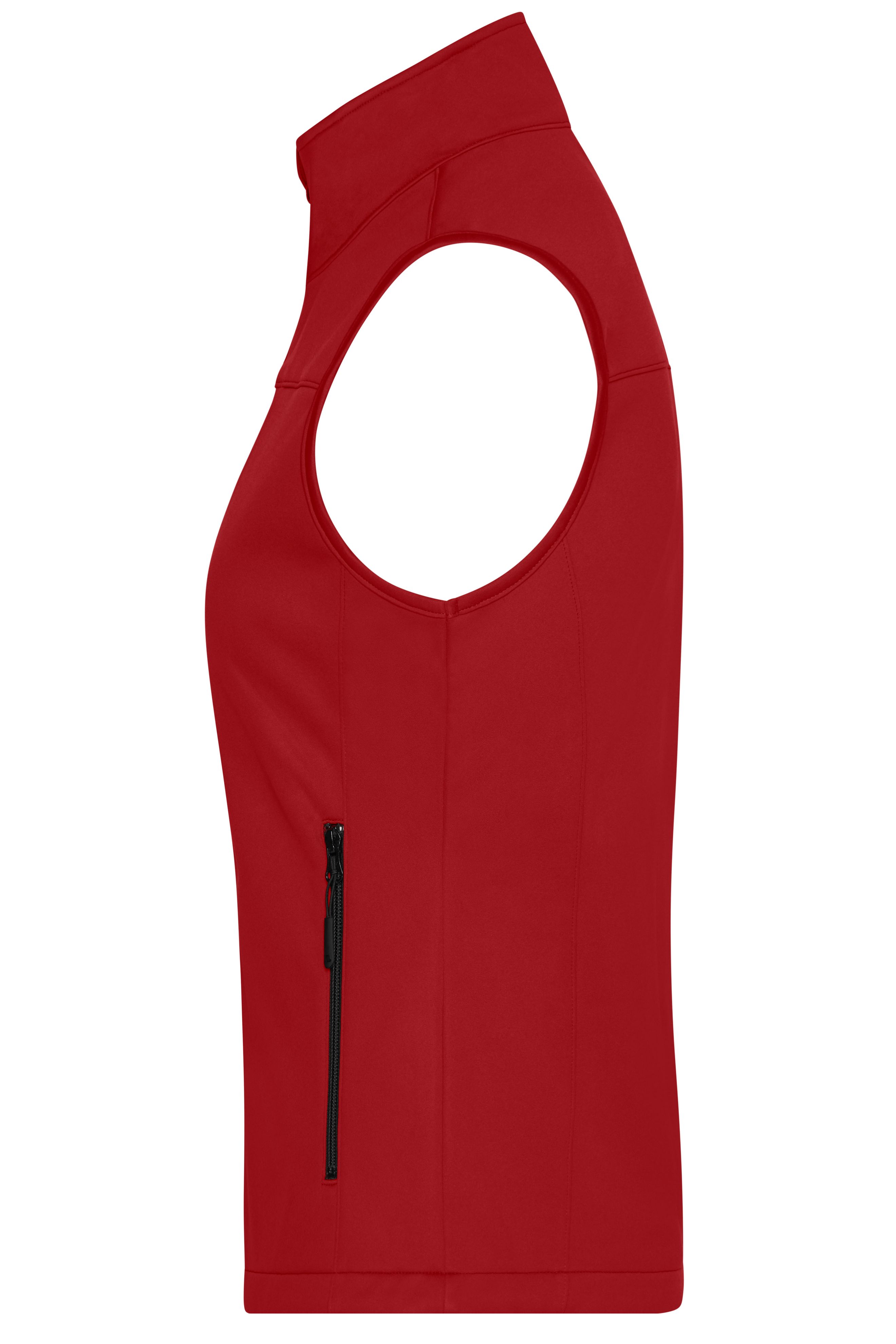 Ladies' Softshell Vest JN1169 Klassische Softshellweste im sportlichen Design aus recyceltem Polyester