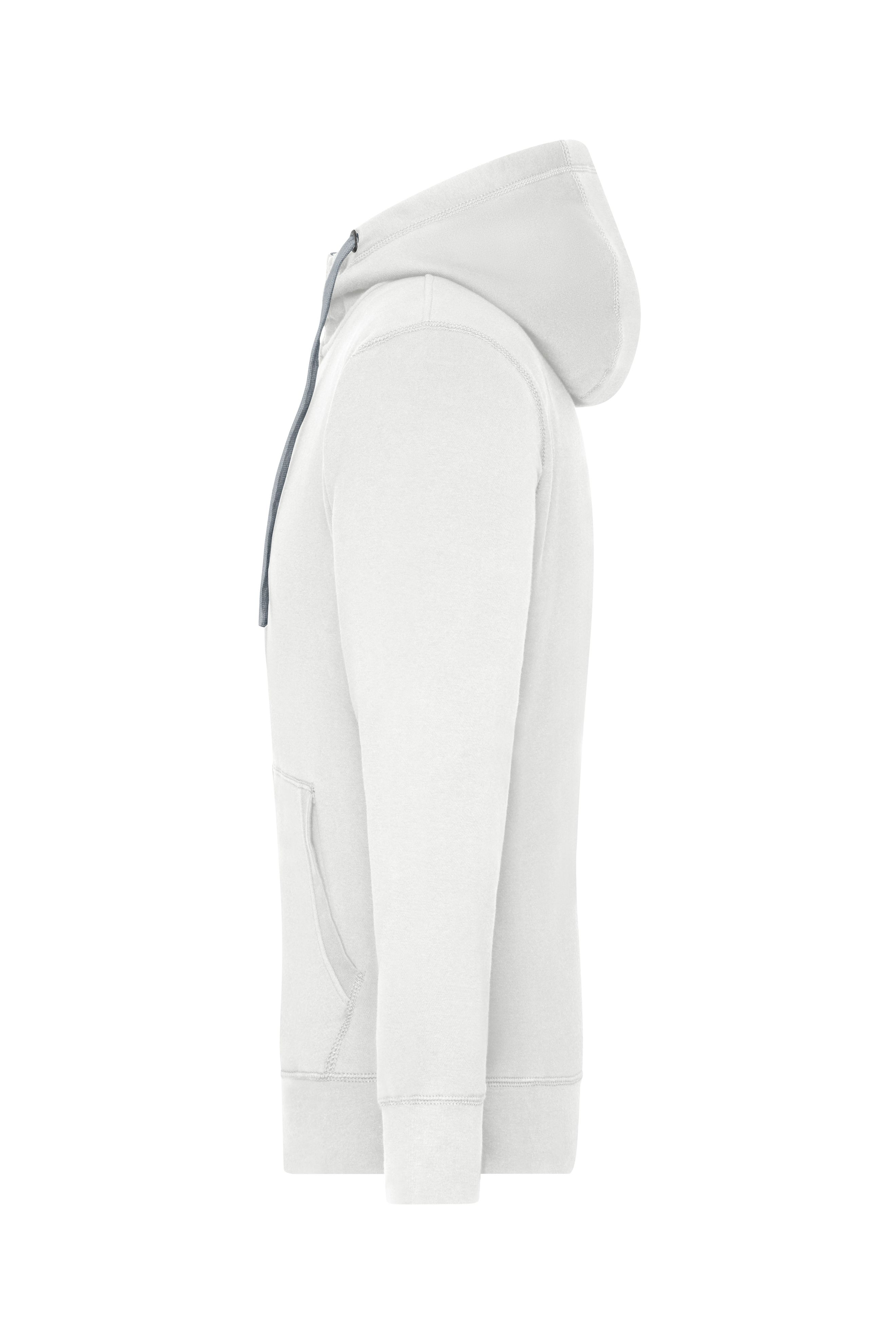 Men's Lifestyle Zip-Hoody JN963 Sweat-Jacke mit Reißverschluss und Kapuze