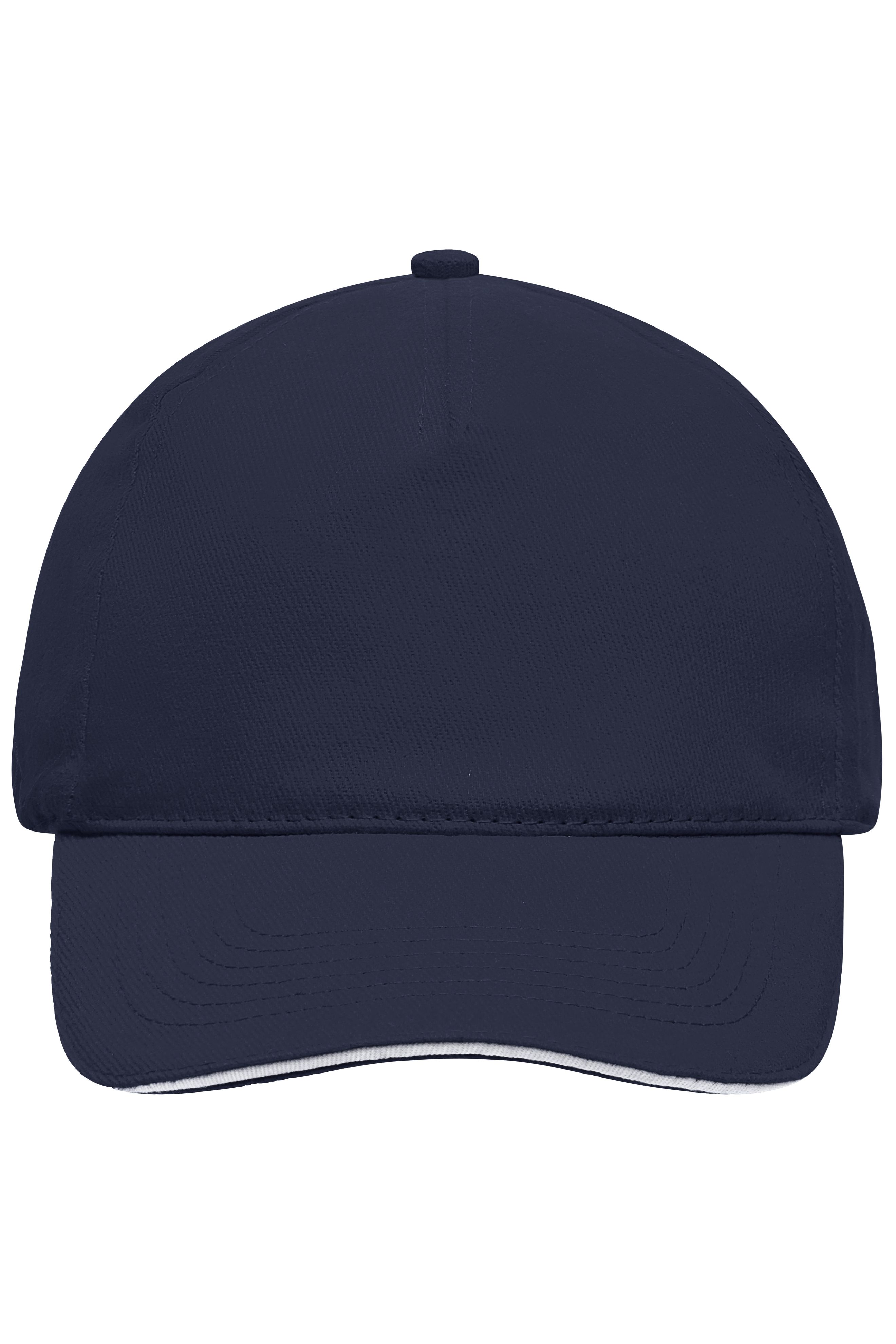 5 Panel Sandwich Cap MB035 5 Panel Cap mit kontrastfarbigem Sandwich