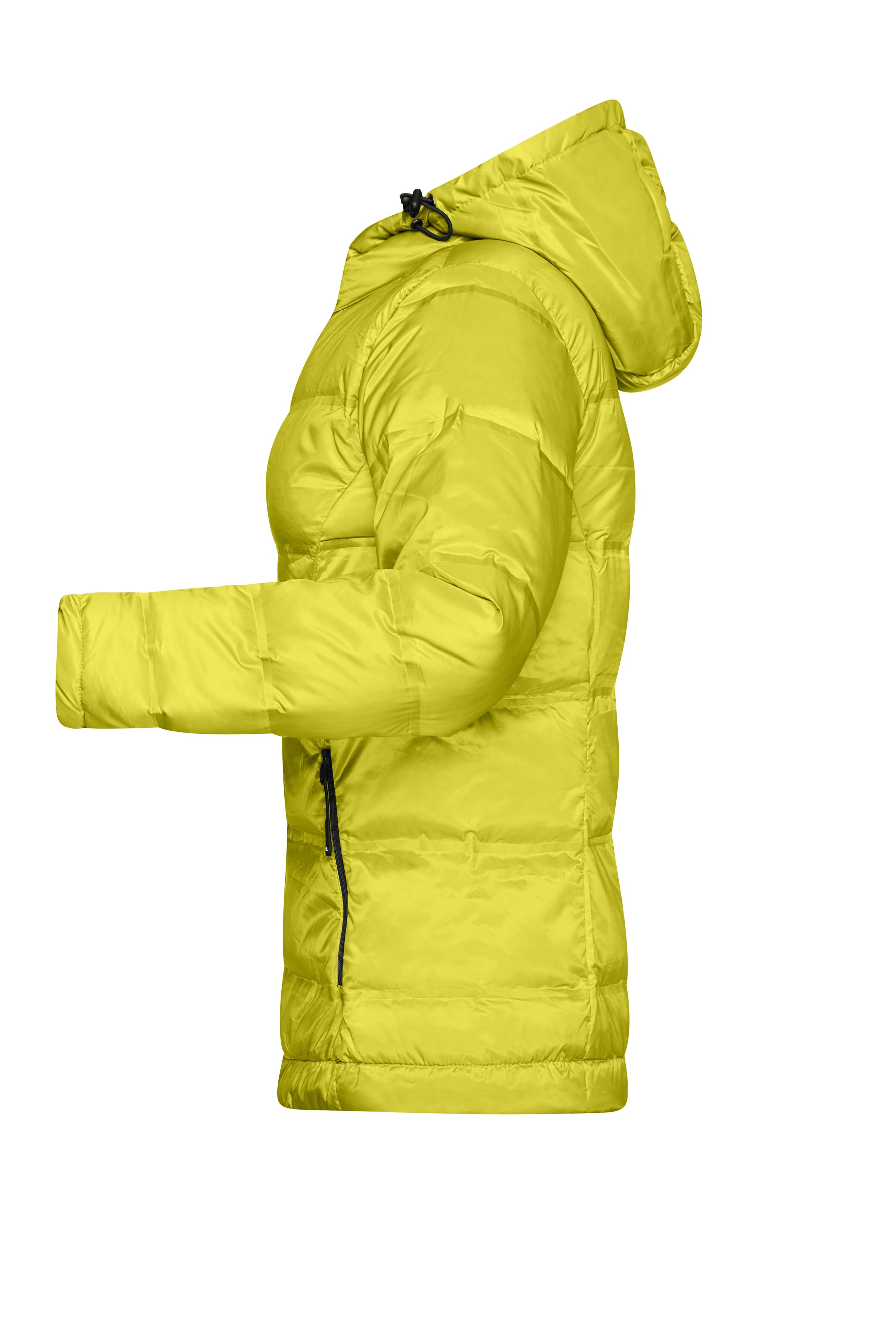 Ladies' Hooded Down Jacket JN1151 Daunenjacke mit Kapuze in neuem Design, Steppung der Jacke ist geklebt und nicht genäht