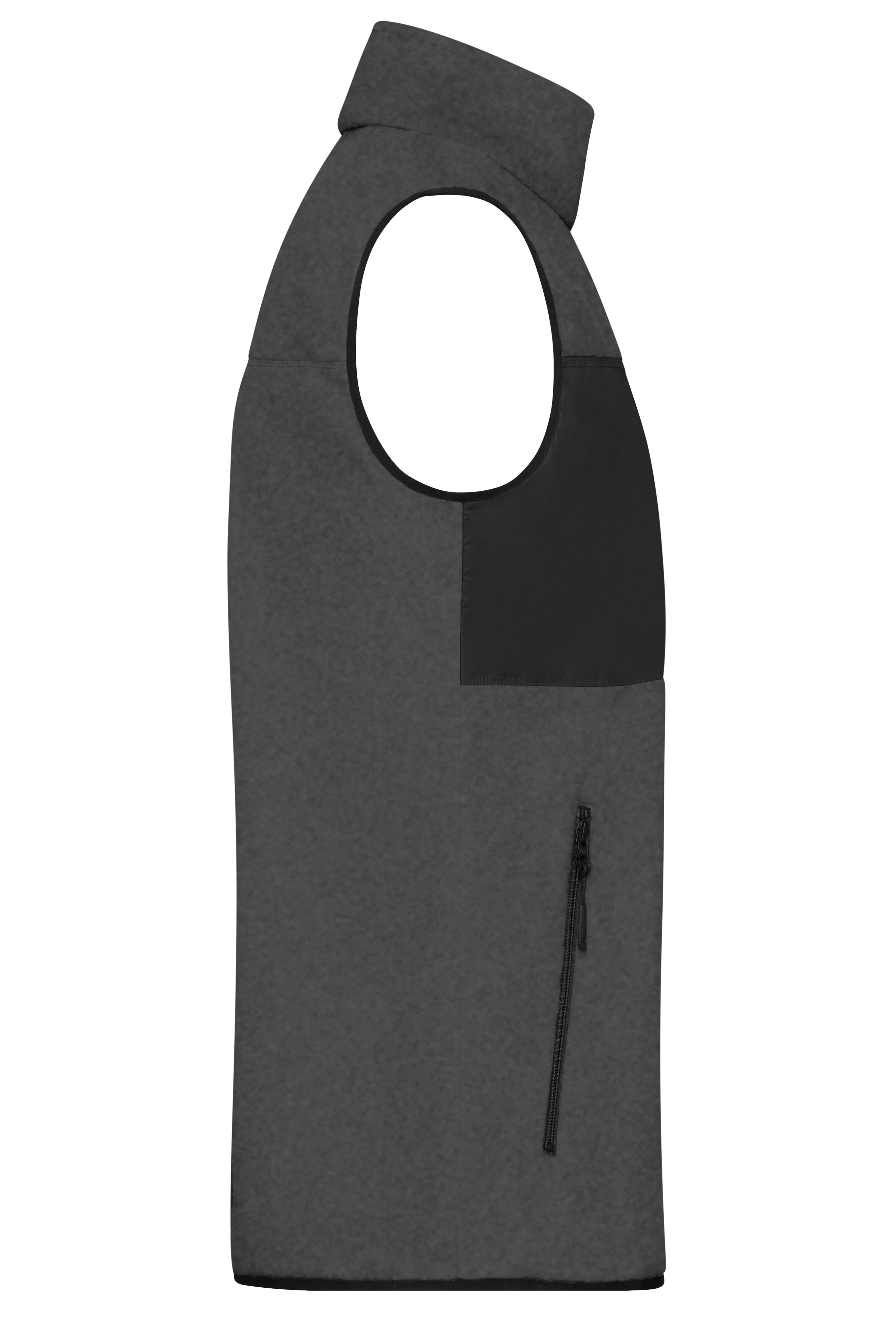 Men's Fleece Vest JN1310 Fleeceweste im Materialmix Men's Fleece Vest JN1310 Fleeceweste im Materialmix