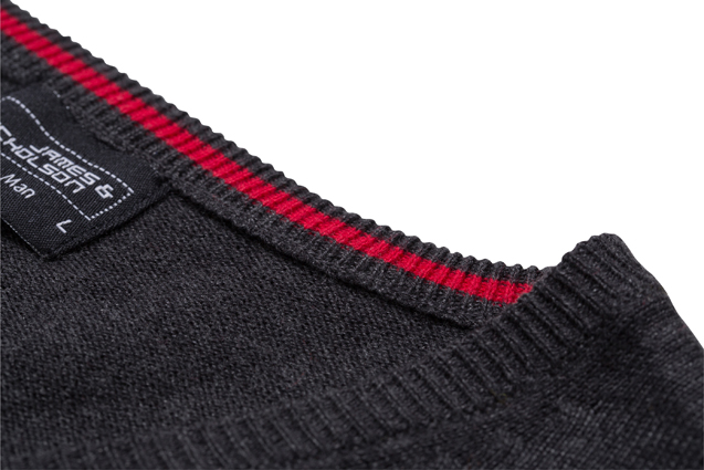 Men's V-Neck Pullunder JN657 Klassischer Baumwoll-Pullunder