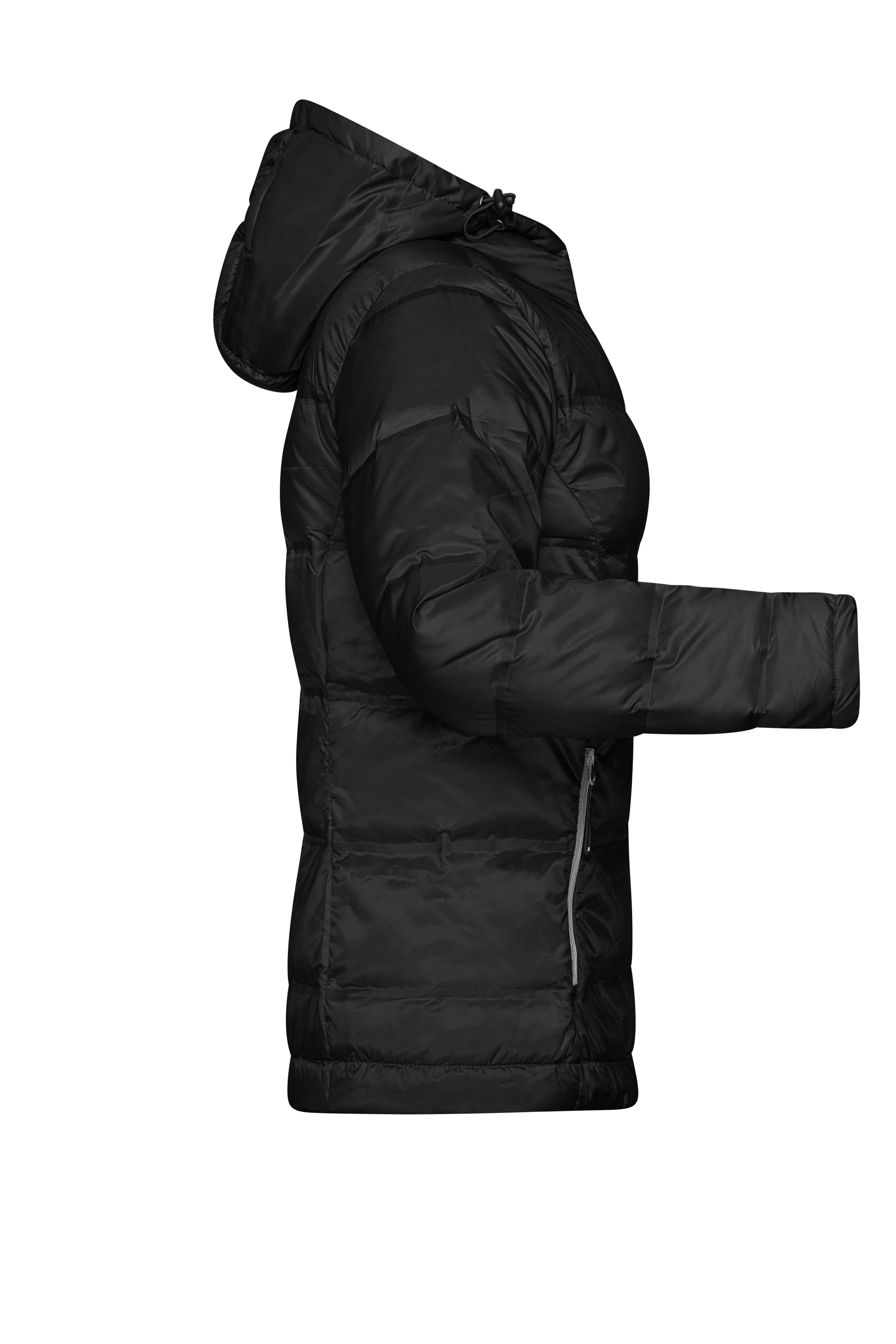 Ladies' Hooded Down Jacket JN1151 Daunenjacke mit Kapuze in neuem Design, Steppung der Jacke ist geklebt und nicht genäht