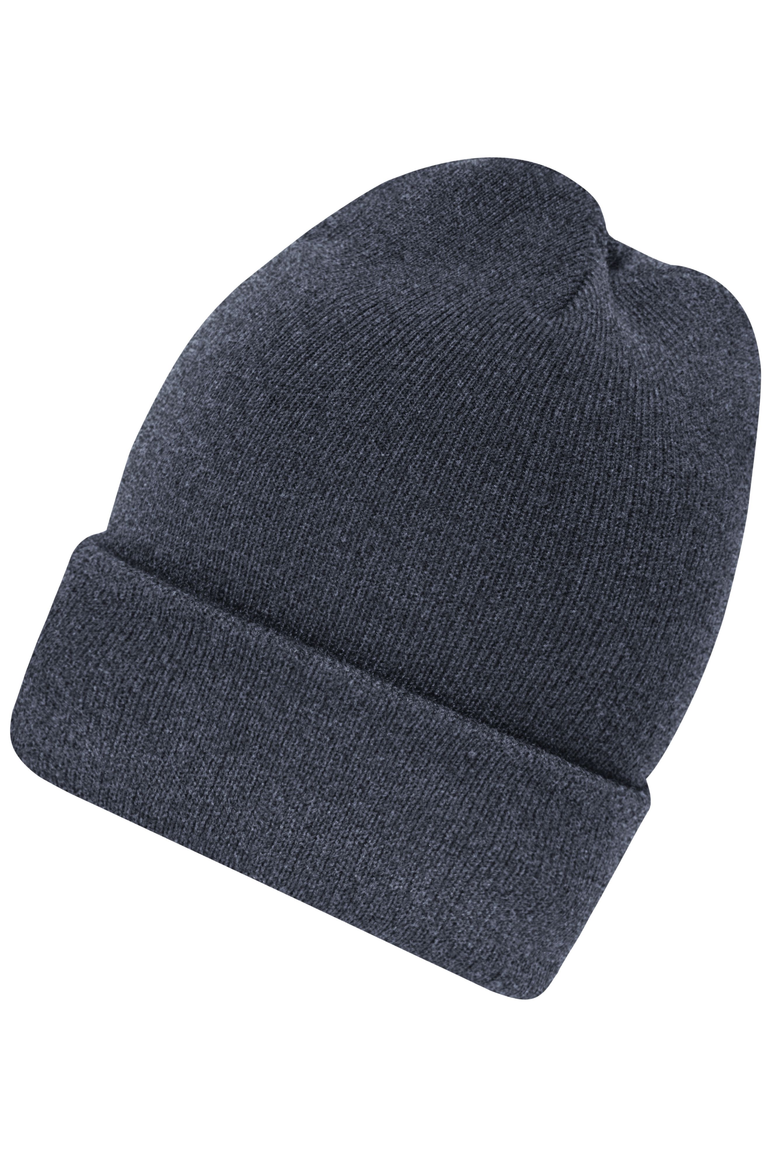 High Brim Beanie MB7139 Klassische Strickmütze mit extra breitem Umschlag