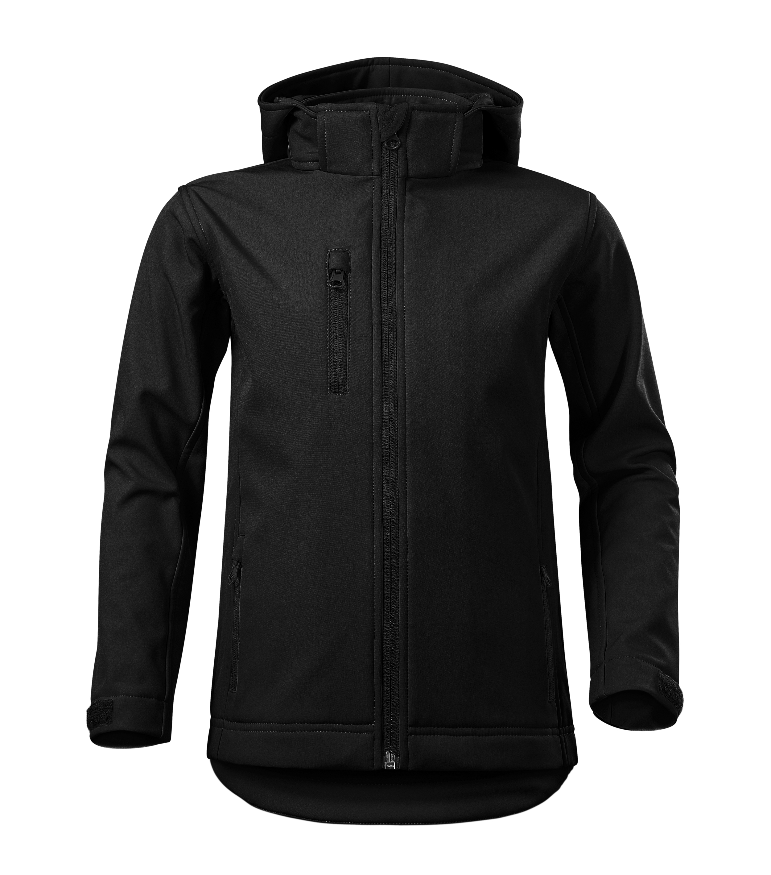 Softshelljacke Kinder - Performance 535 - mit Brusttasche und abnehmbare Kapuze - Übergangsjacke für Jungen und Mädchen