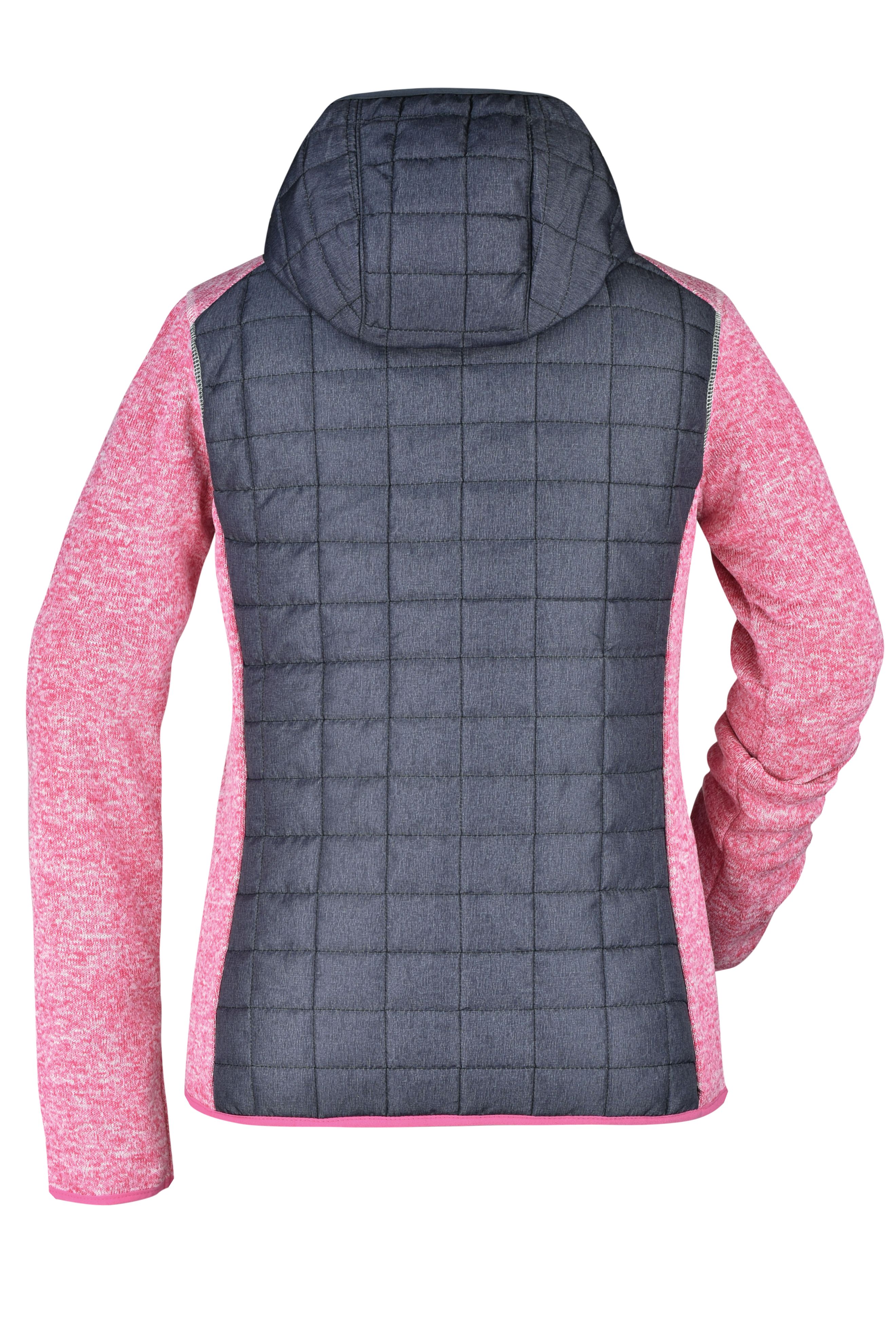 Ladies' Knitted Hybrid Jacket JN771 Strickfleecejacke im stylischen Materialmix Ladies' Knitted Hybrid Jacket JN771 Strickfleecejacke im stylischen Materialmix
