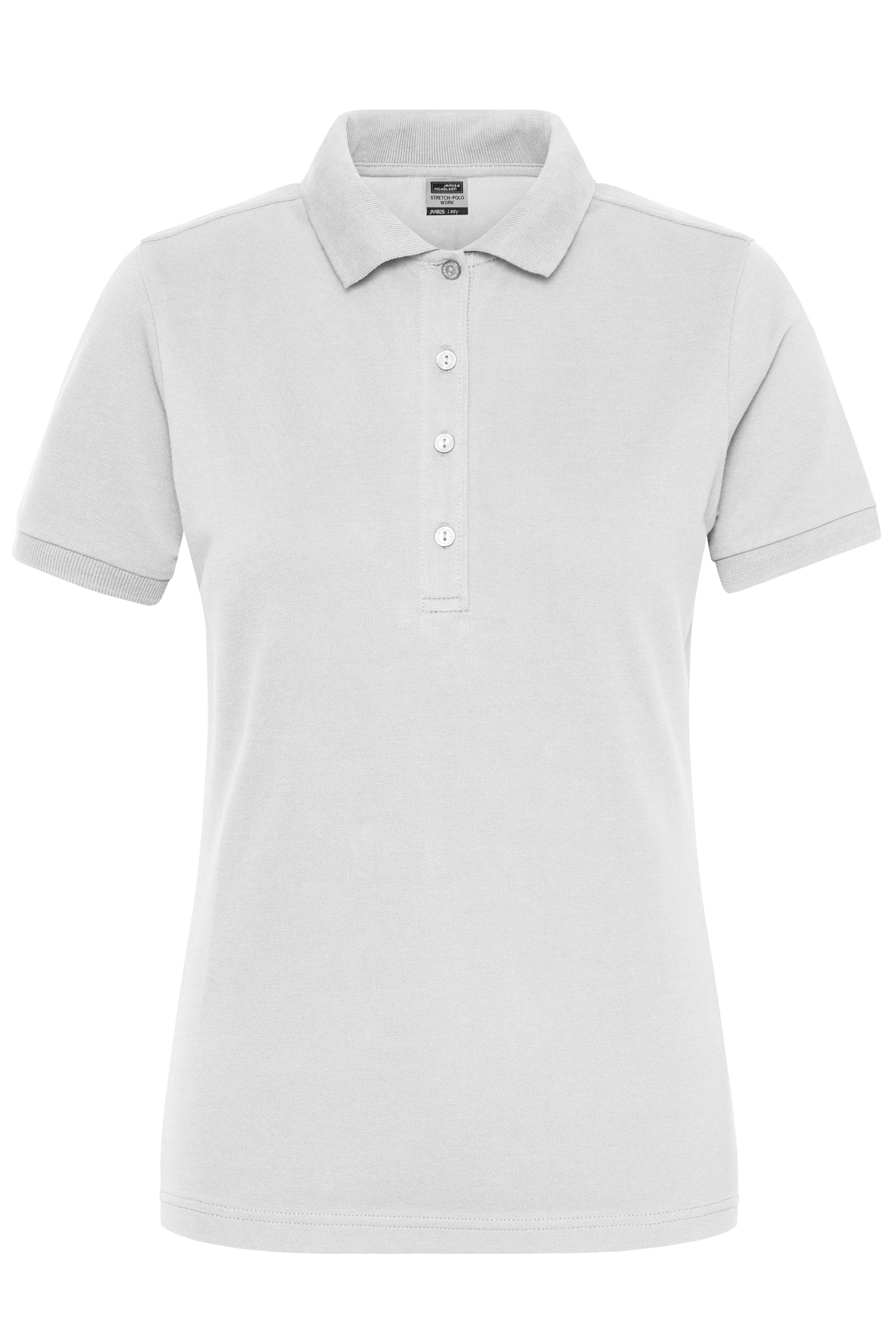 Ladies' BIO Stretch-Polo Work - SOLID - JN1805 Polo aus weichem Elastic-Piqué