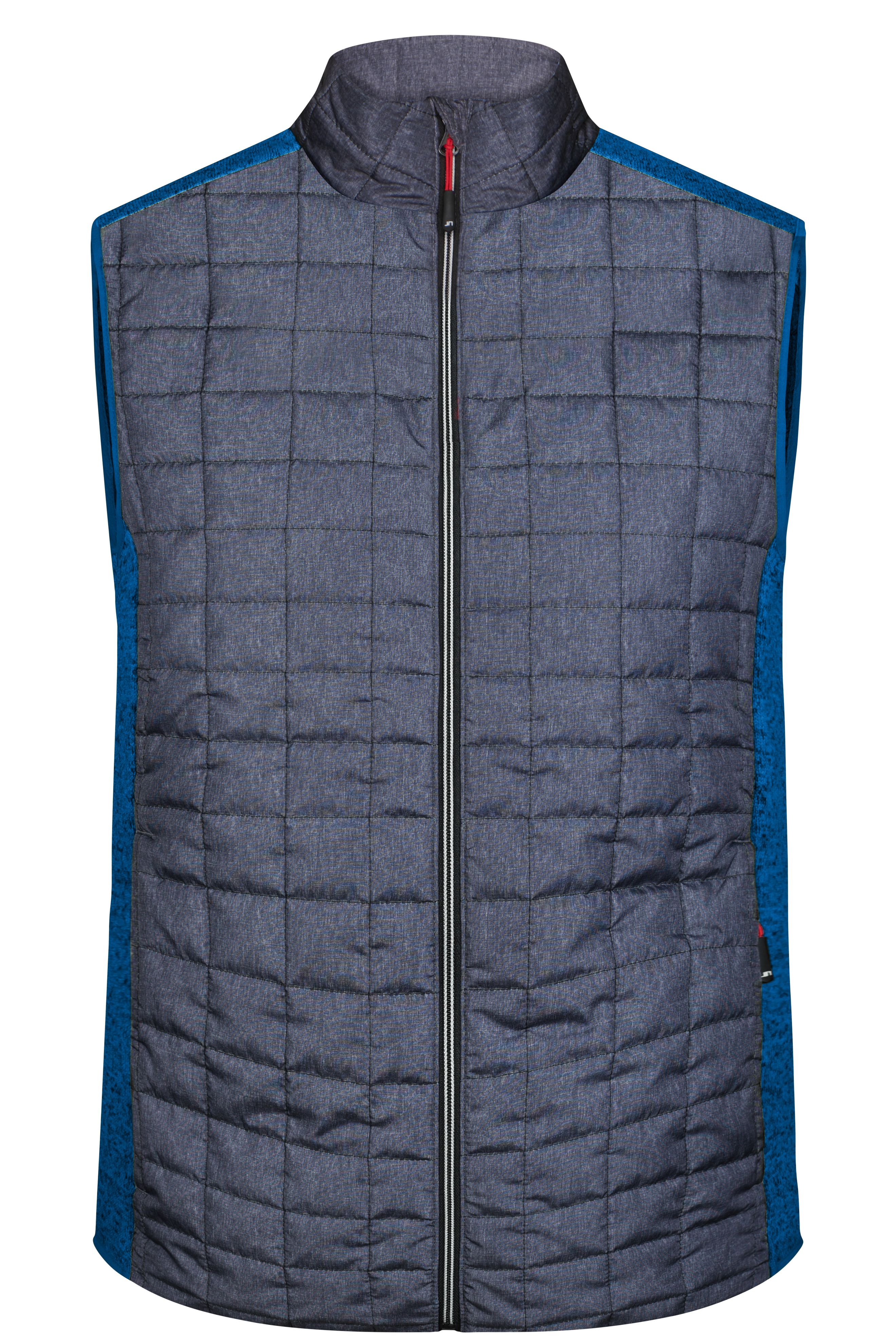 Men's Knitted Hybrid Vest JN740 Weste im stylischen Materialmix