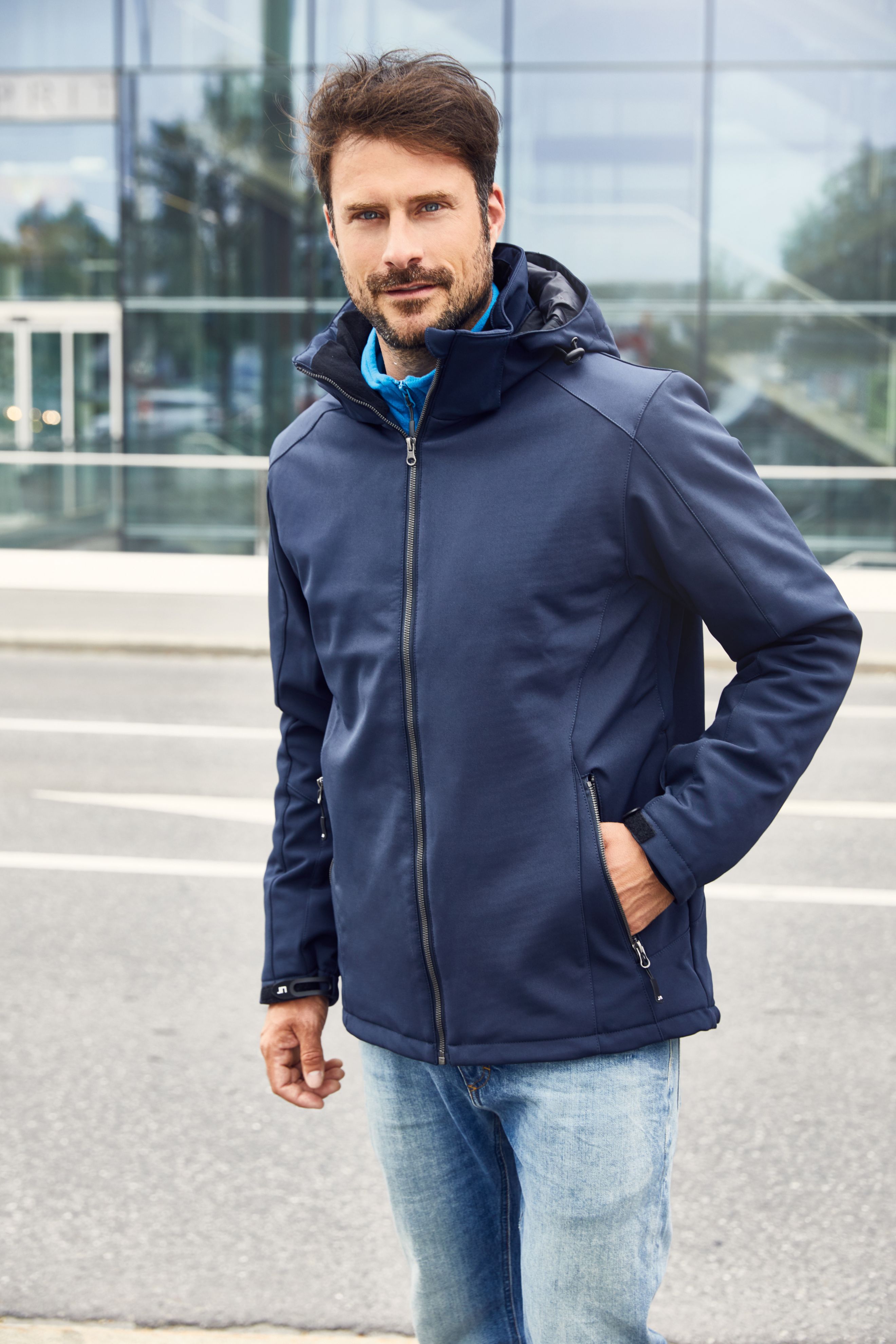 Men's Wintersport Jacket JN1054 Elastische, gefütterte Softshelljacke Men's Wintersport Jacket JN1054 Elastische, gefütterte Softshelljacke