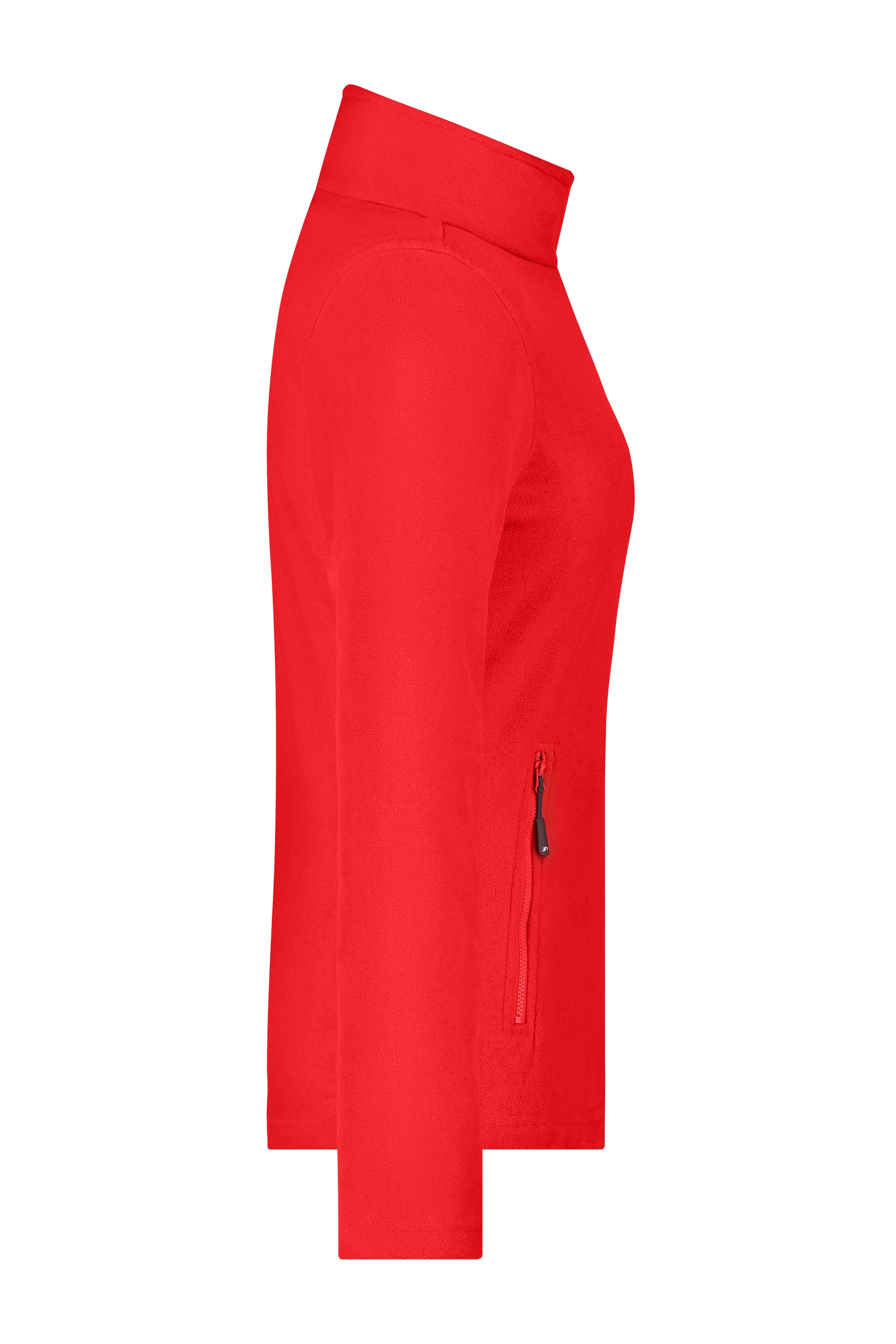 Ladies' Basic Fleece Jacket JN765 Klassische Fleece-Jacke mit Stehkragen