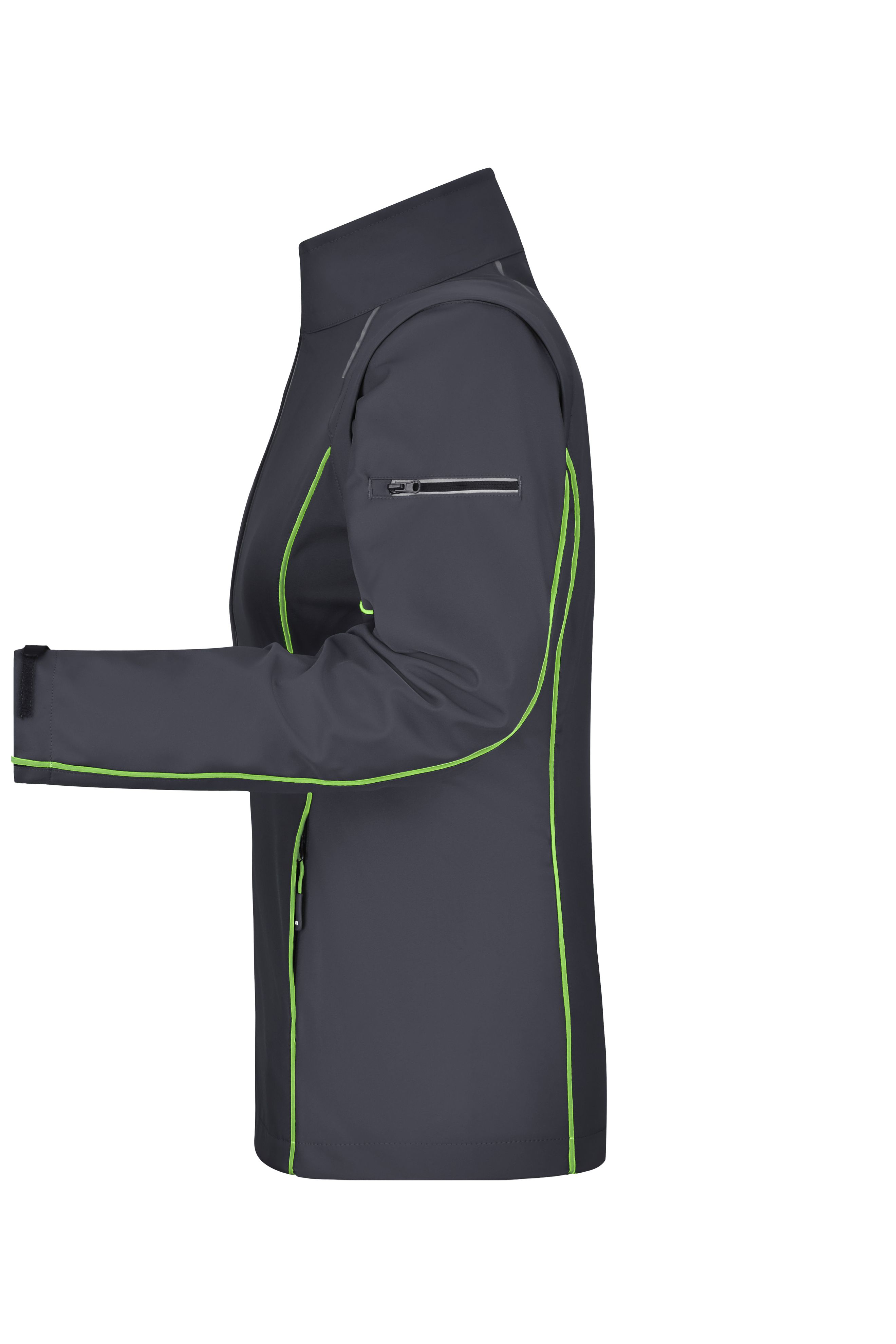 Ladies' Zip-Off Softshell Jacket JN1121 2 in 1 Jacke mit abzippbaren Ärmeln