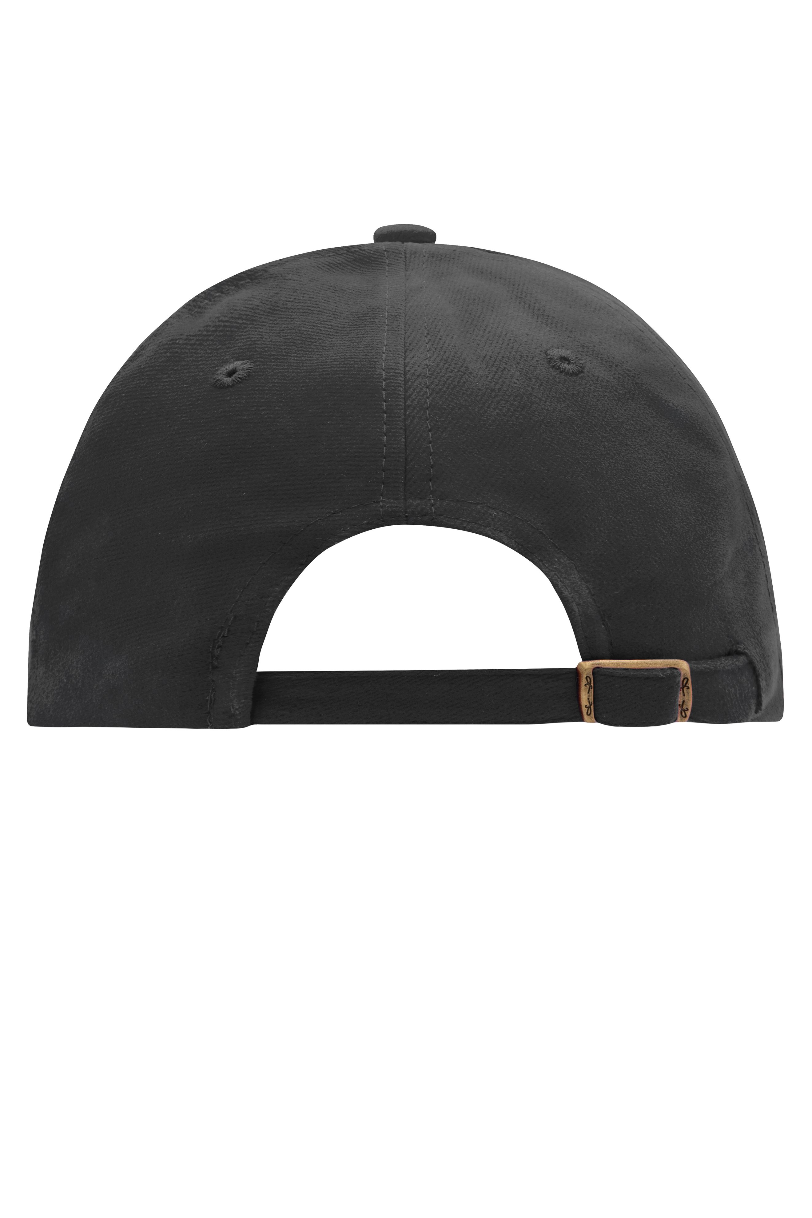 6 Panel VIP Cap MB6121 Extravagantes Cap mit Eichenlaub-Stickerei in Lurex auf dem Schild