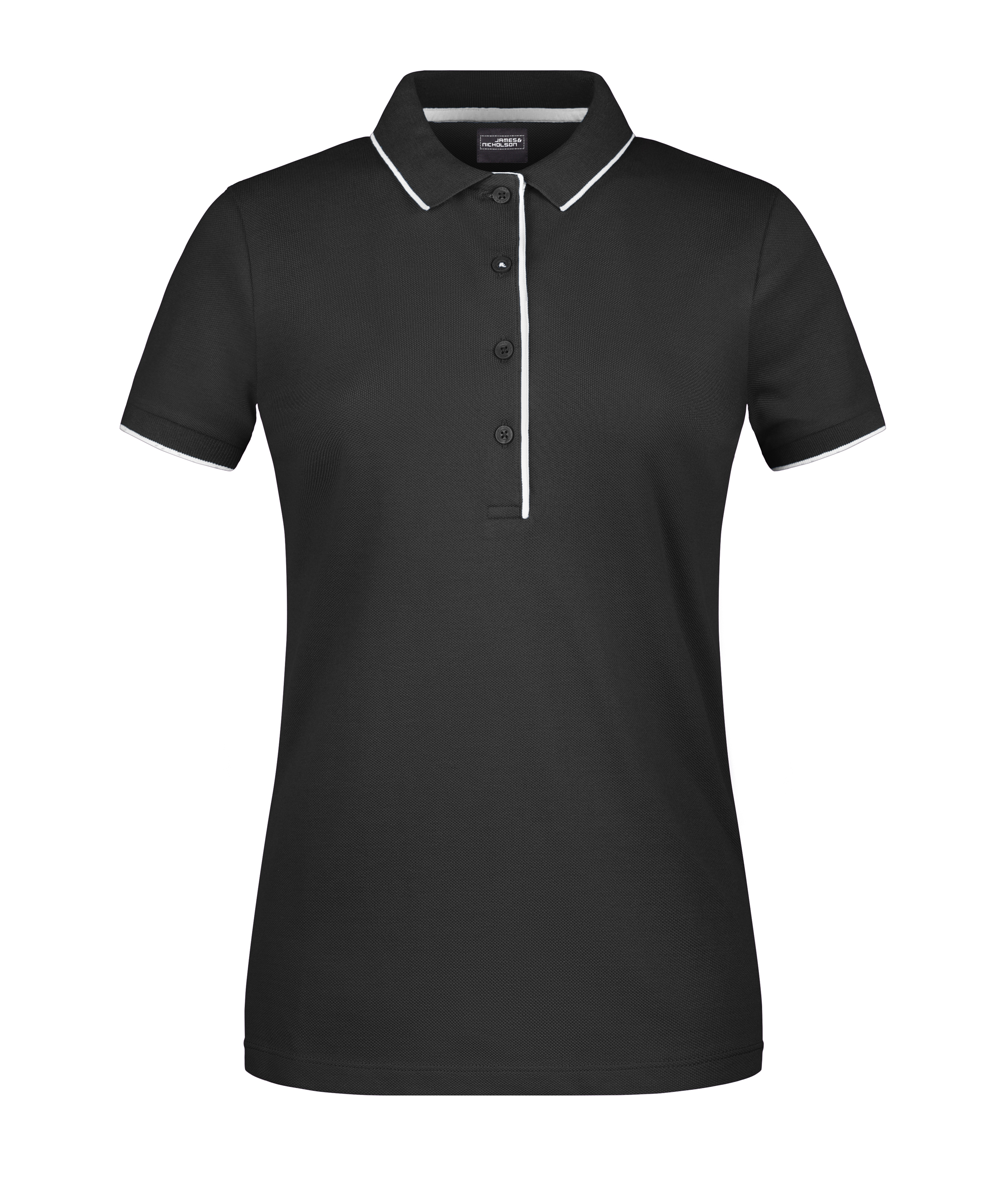 Ladies' Polo Stripe JN727 Klassisches Polo mit Kontraststreifen