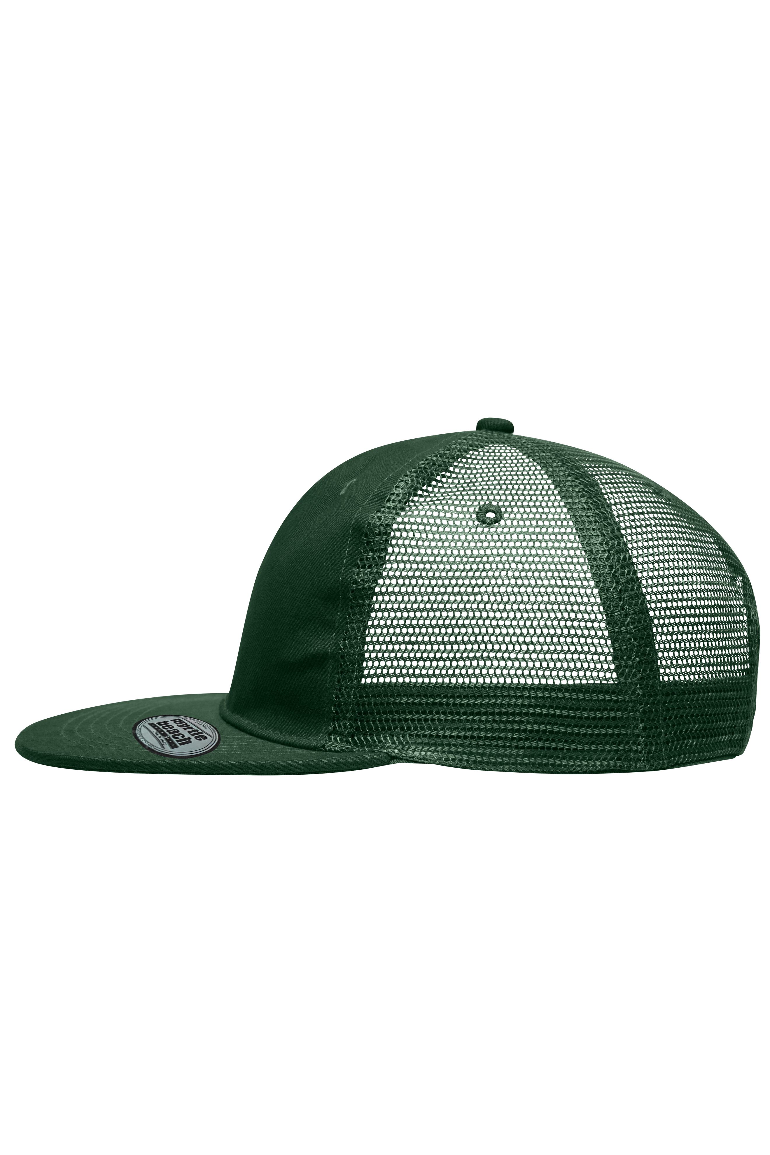6 Panel Flat Peak Cap MB6509 6 Panel Mesh Cap mit flachem Schild
