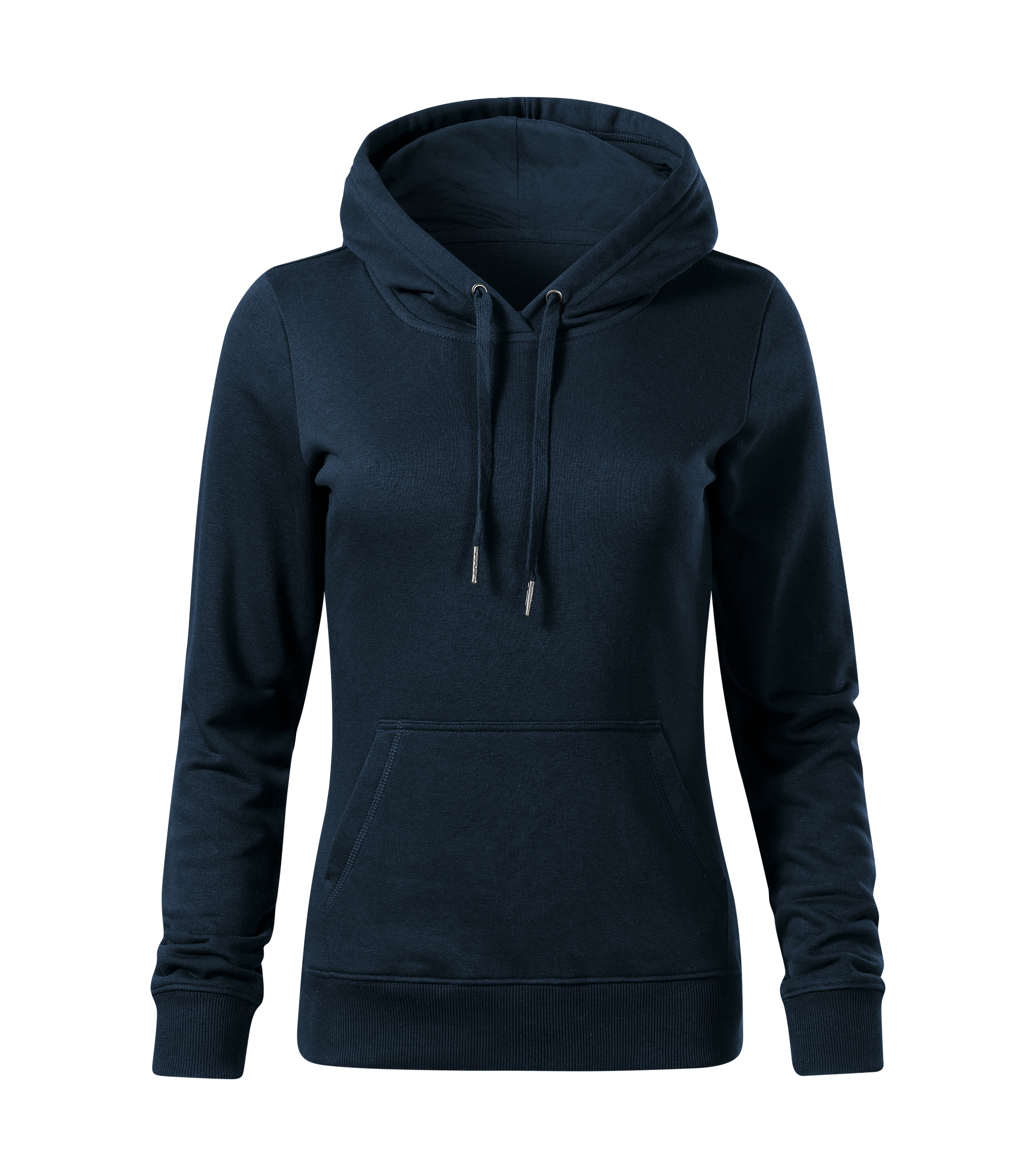 Basic Damen Pullover - BREAK (GRS) 841 Damen - leicht taillierter Schnitt mit Seitennähten und aufgesetzte Kängurutaschen - Sweatshirt Damen für Frauen und women 