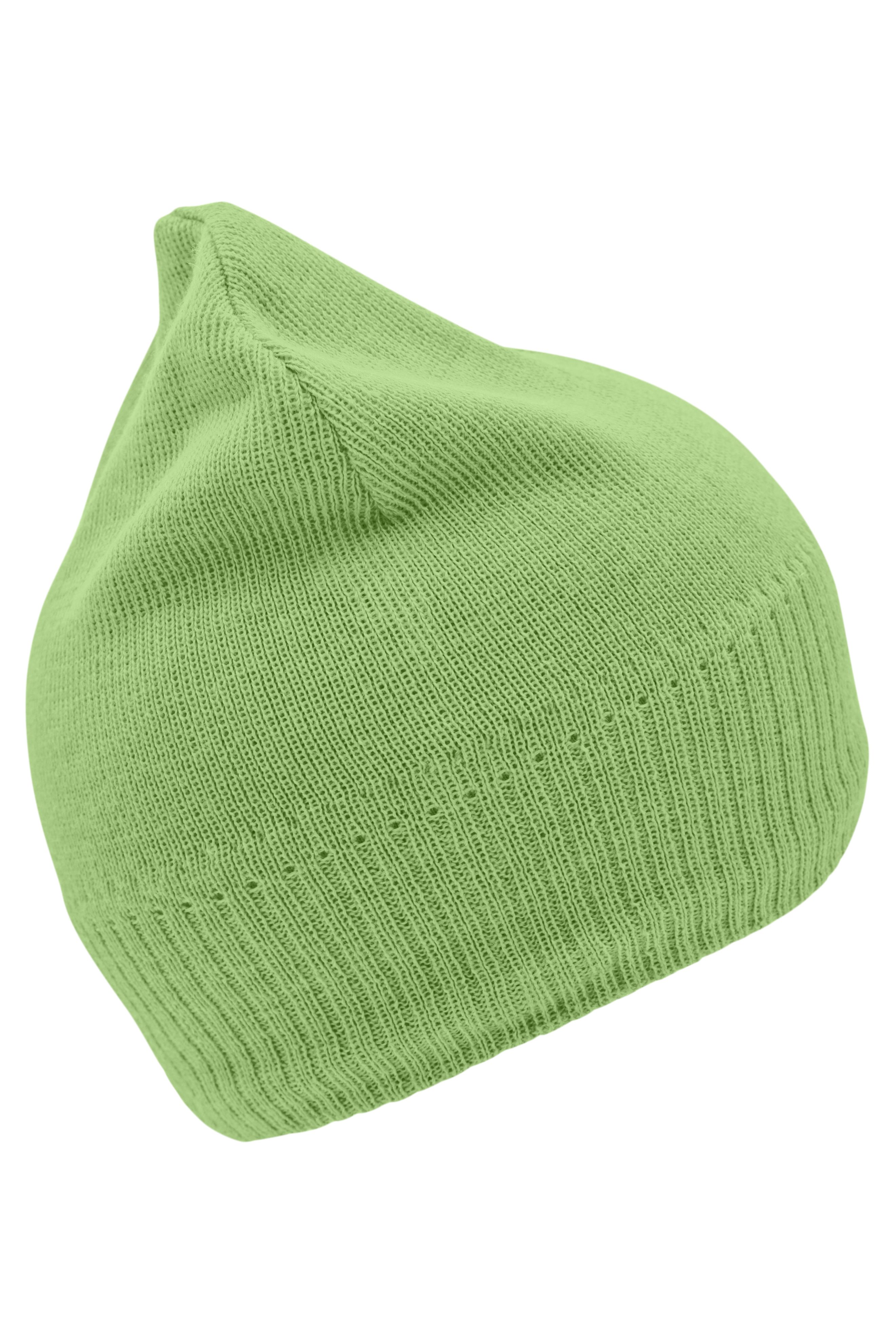 Knitted Beanie with Fleece Inset MB7925 Strickmütze mit Fleece Einsatz im Stirnbereich