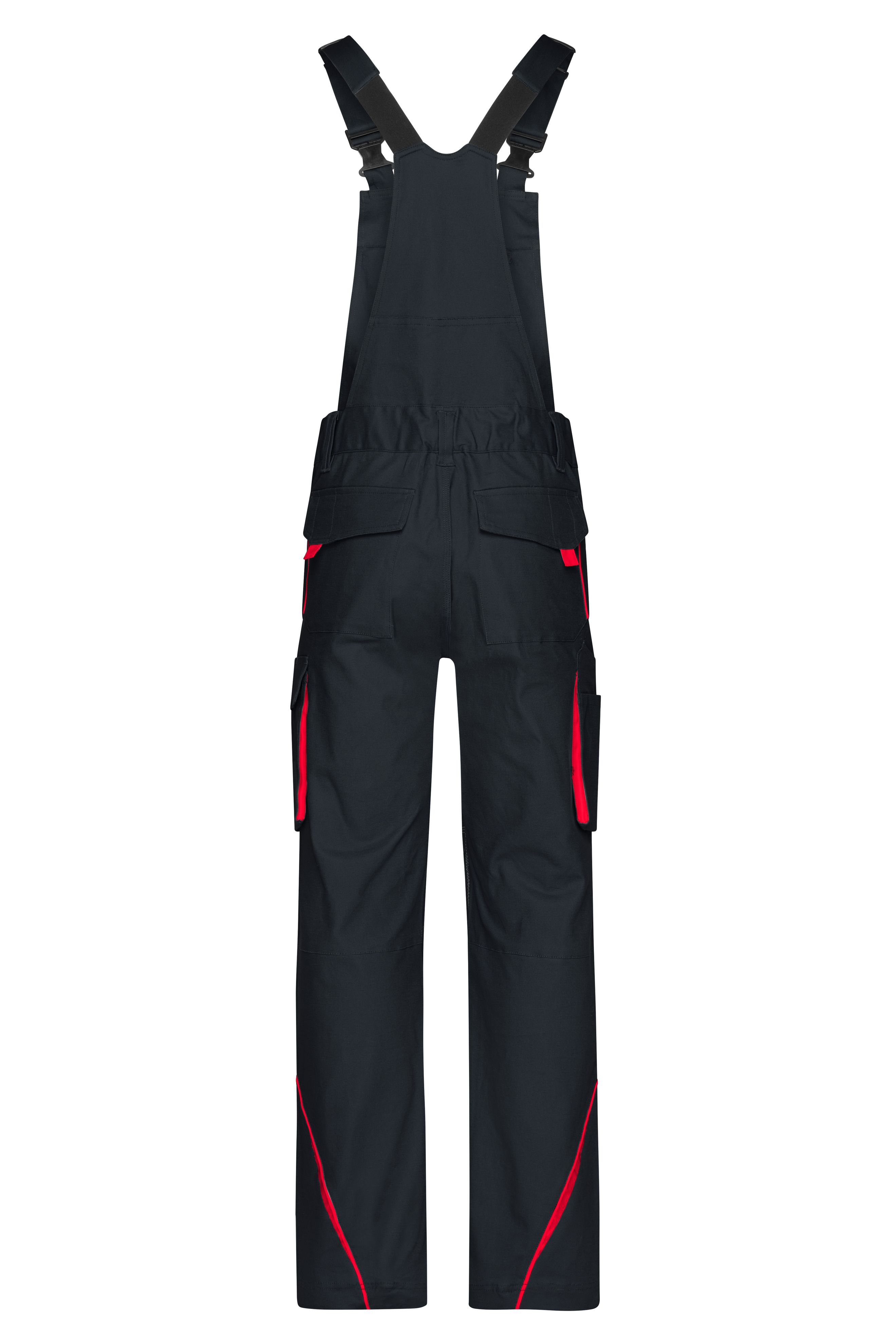 Workwear Pants with Bib - COLOR - JN848 Funktionelle Latzhose im sportlichen Look mit hochwertigen Details