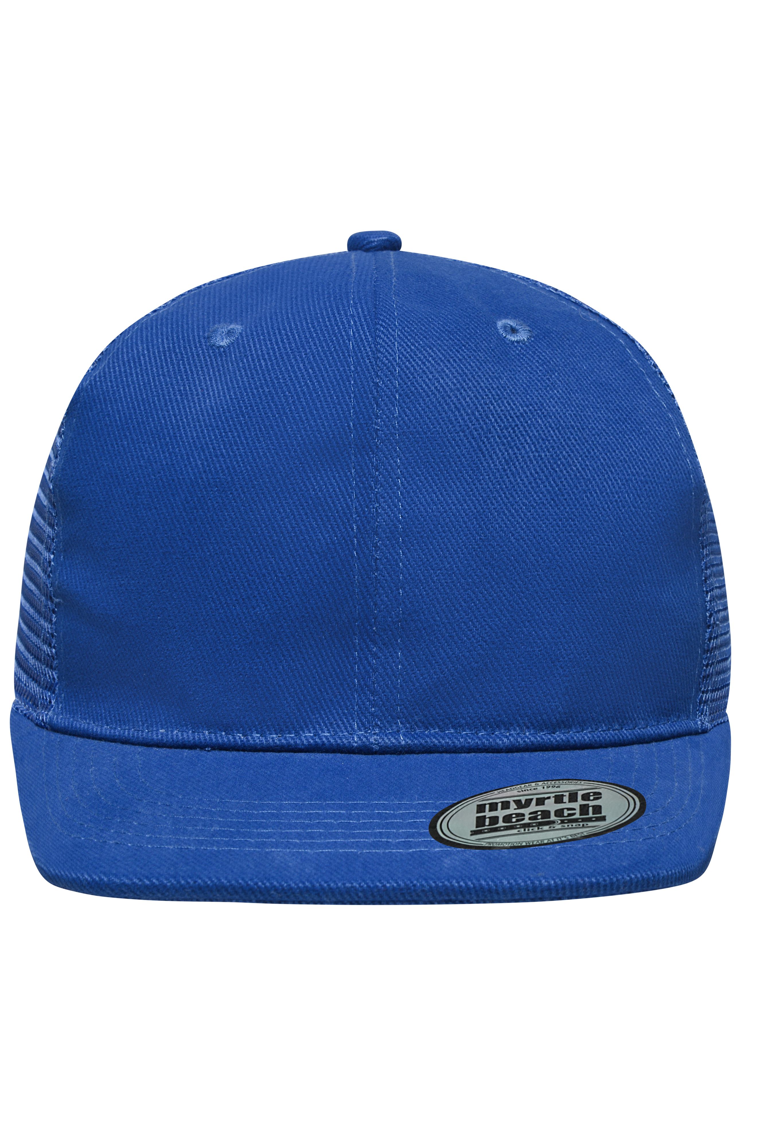 6 Panel Flat Peak Cap MB6509 6 Panel Mesh Cap mit flachem Schild