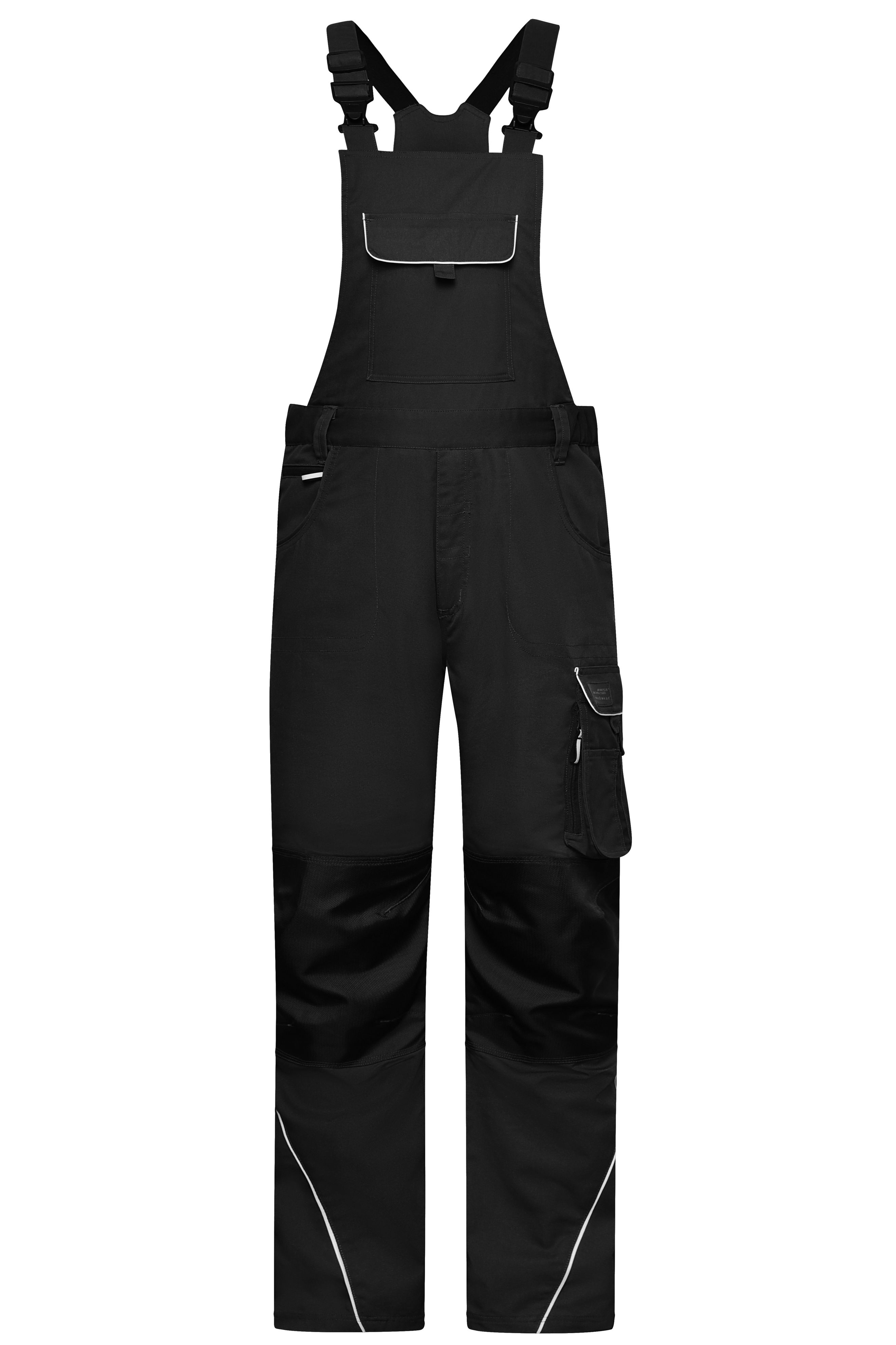 Workwear Pants with Bib - SOLID - JN879 Funktionelle Latzhose im cleanen Look mit hochwertigen Details