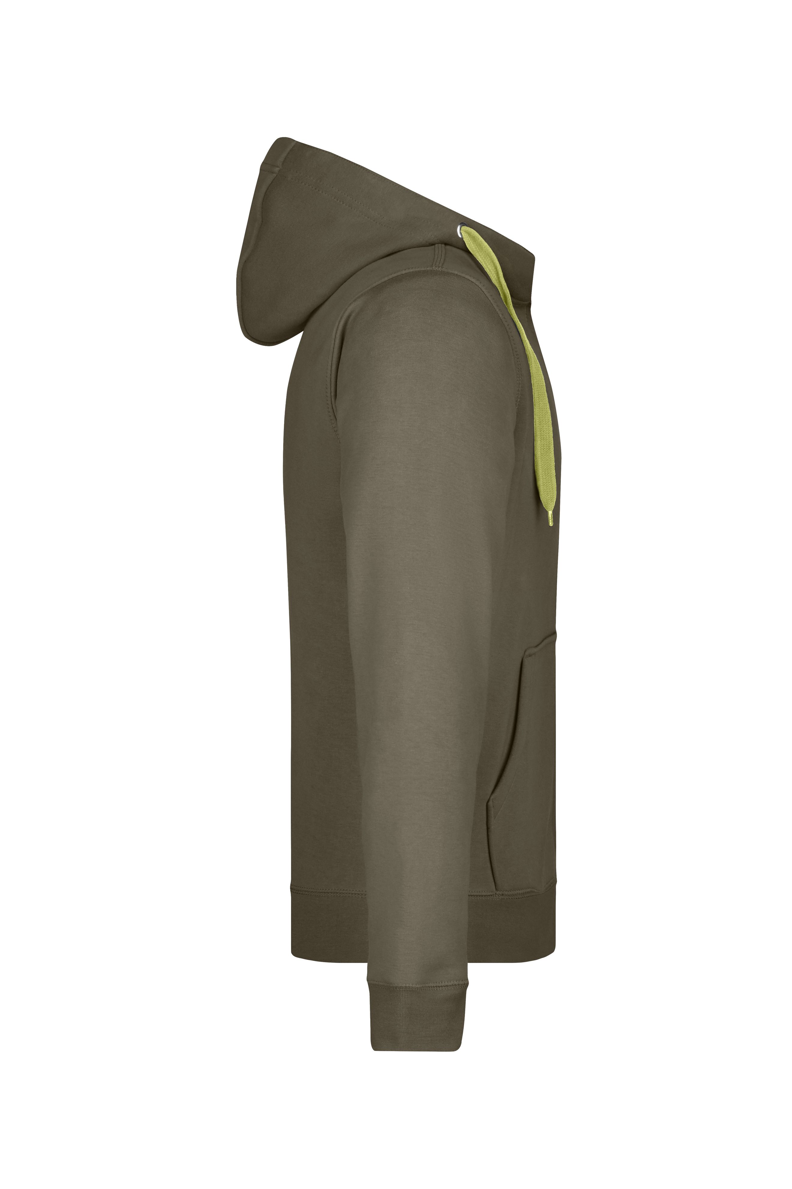 Men's Doubleface Jacket JN355 Sportive Jacke mit Kapuze