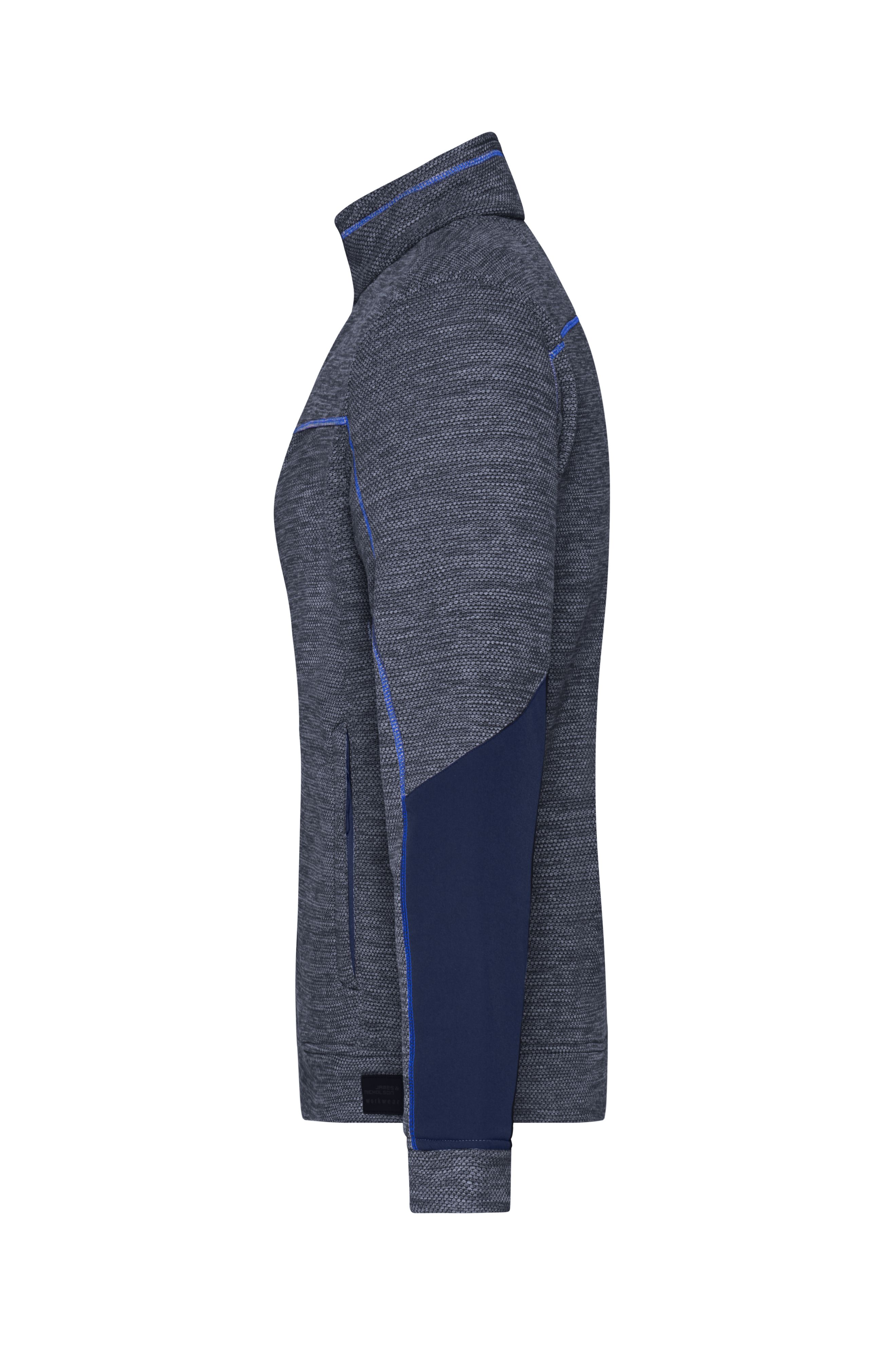Ladies' Structure Fleece Jacket JN1817 Pflegeleichte Strick-Fleecejacke für Arbeit und Freizeit