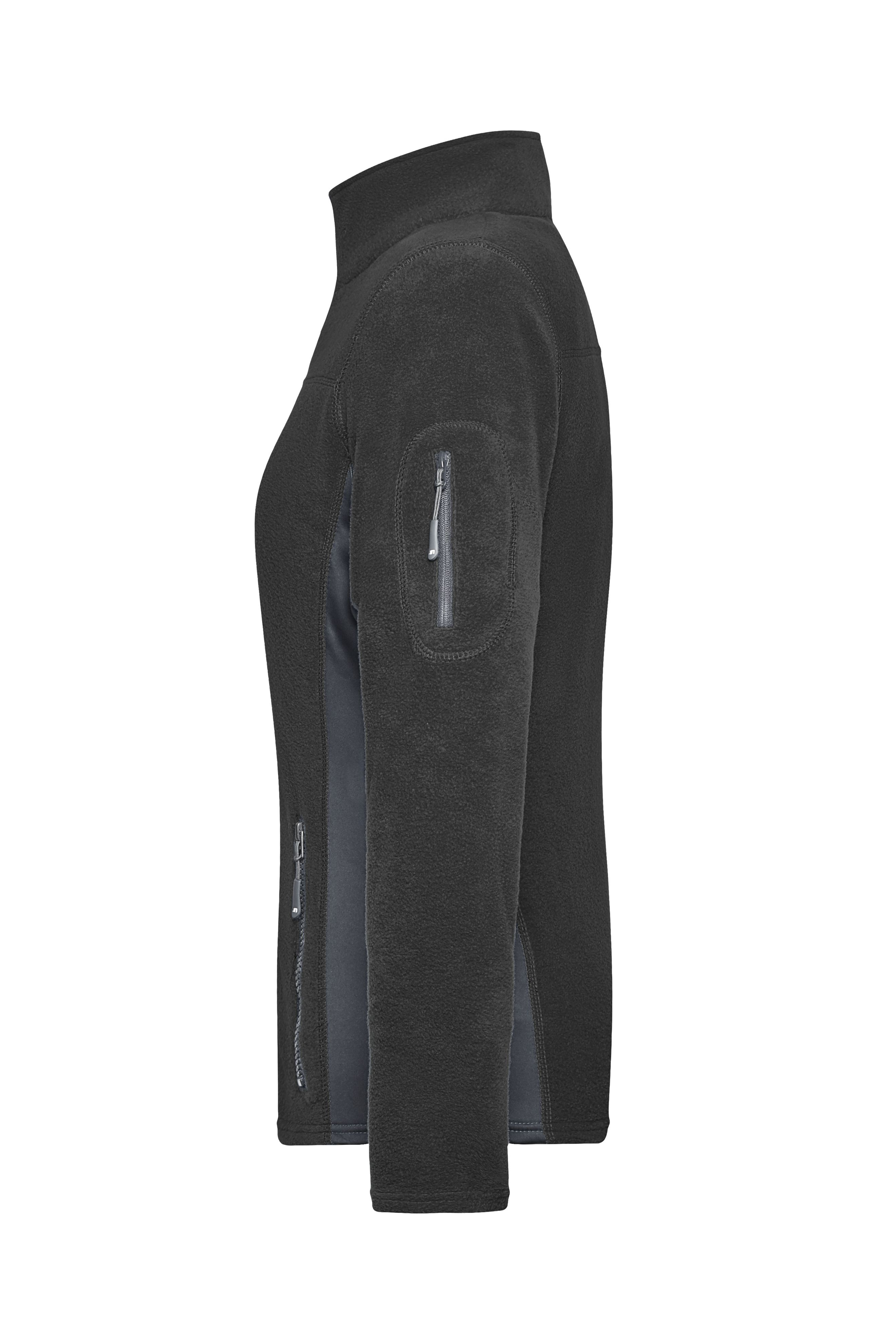 Ladies' Workwear Fleece Jacket - STRONG - JN841 Strapazierfähige Fleece Jacke im Materialmix