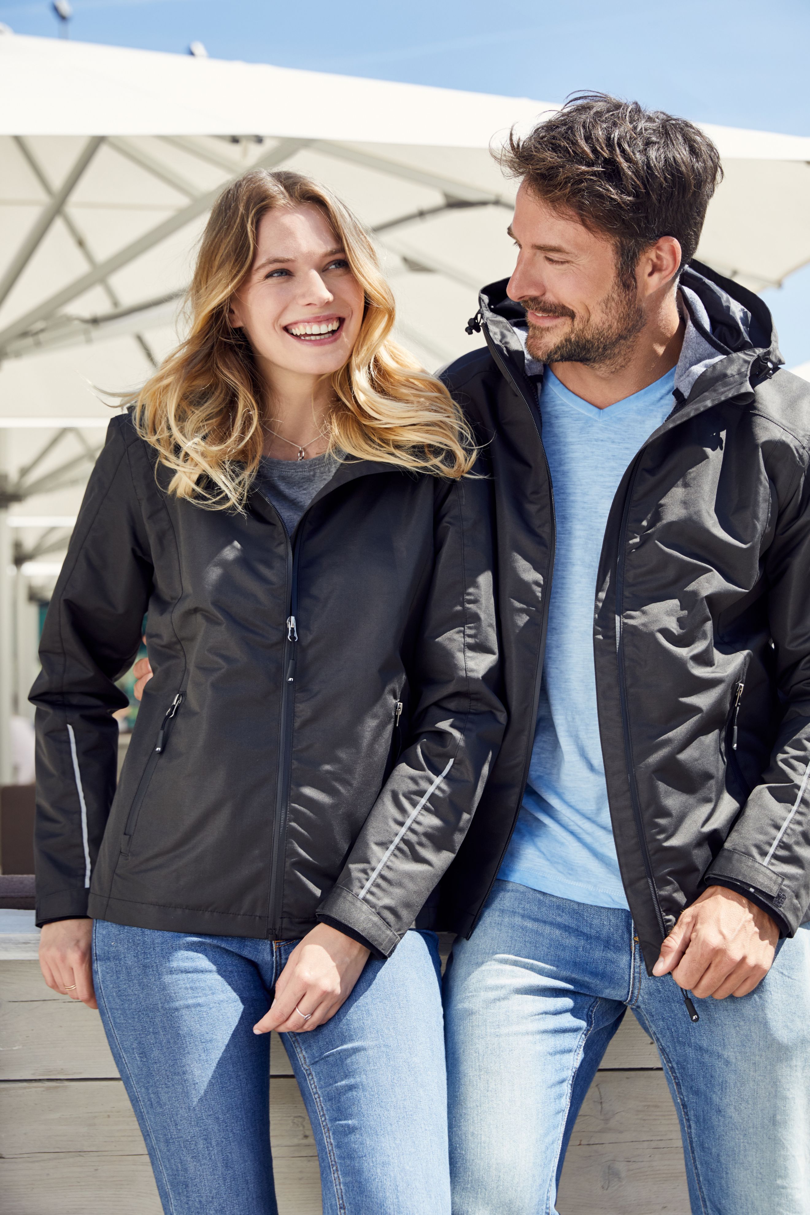 Ladies' 3-in-1-Jacket JN1153 Funktionelle Doppeljacke, 3 Tragevariationen, vielseitig einsetzbar, Fleece-Innenjacke leicht auszippbar