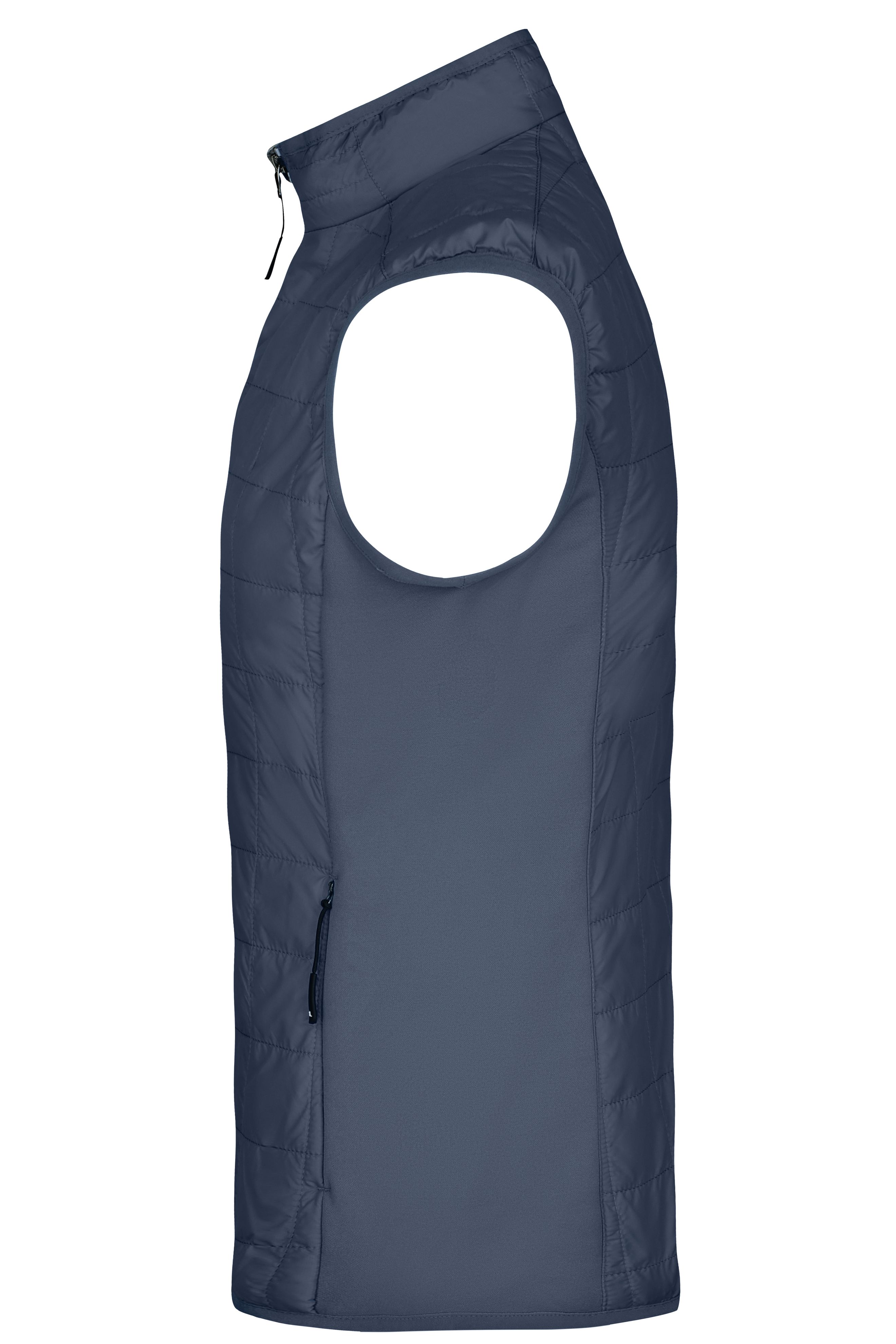 Men's Hybrid Vest JN1114 Leicht wattierte Weste im sportlichen Materialmix Men's Hybrid Vest JN1114 Leicht wattierte Weste im sportlichen Materialmix