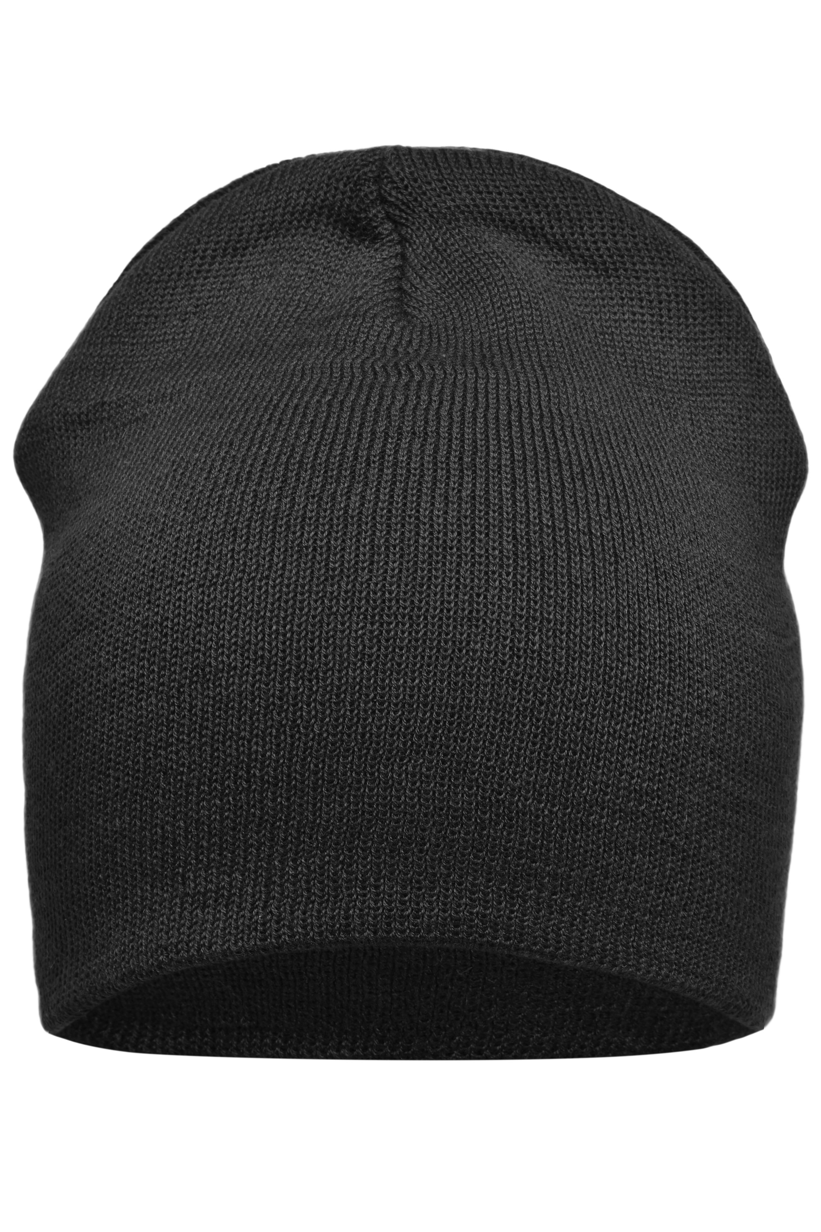 Cotton Beanie MB7926 Enganliegende Strickmütze ohne Umschlag