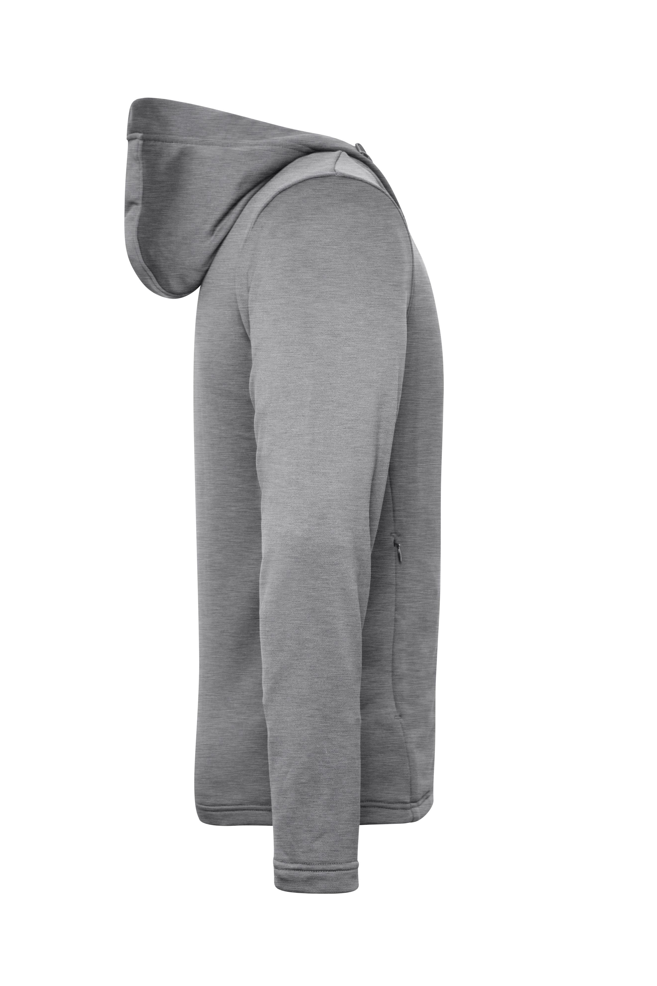 Men's Sports Zip Hoody JN532 Modische Kapuzenjacke aus 100% recyceltem Polyester für Sport und Freizeit