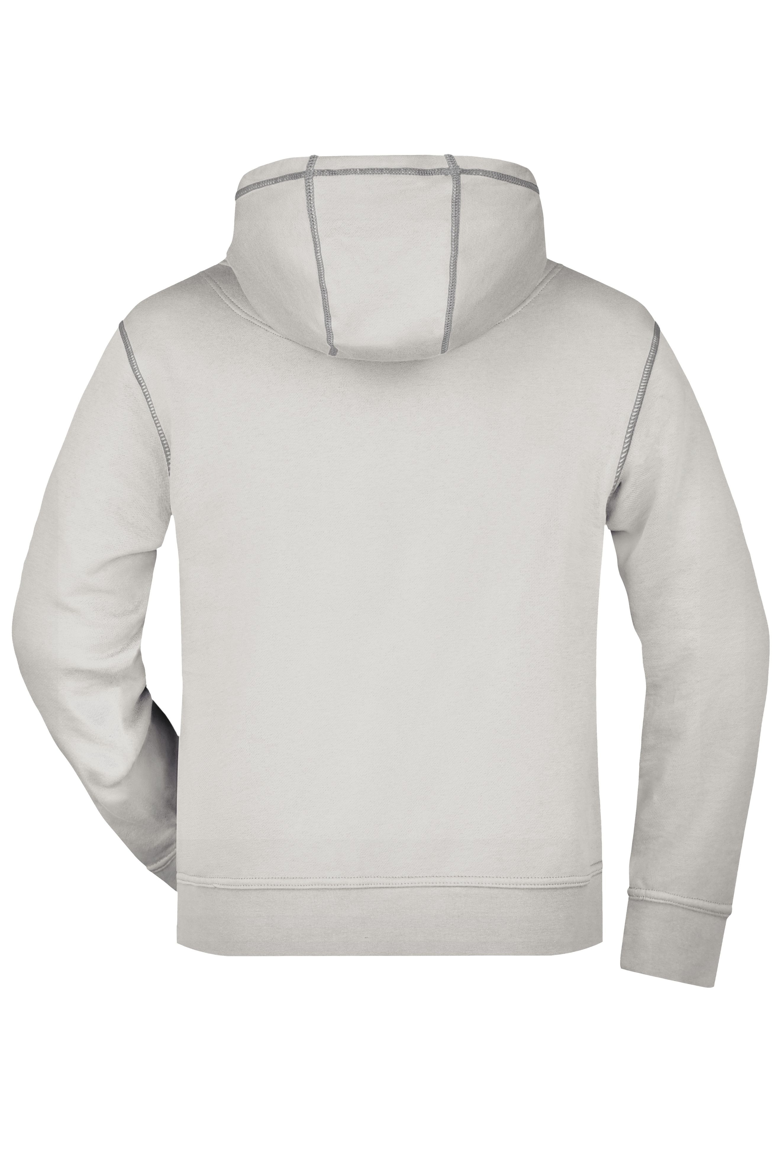 Men's Lifestyle Hoody JN961 Kapuzensweat mit modischen Kontrastnähten