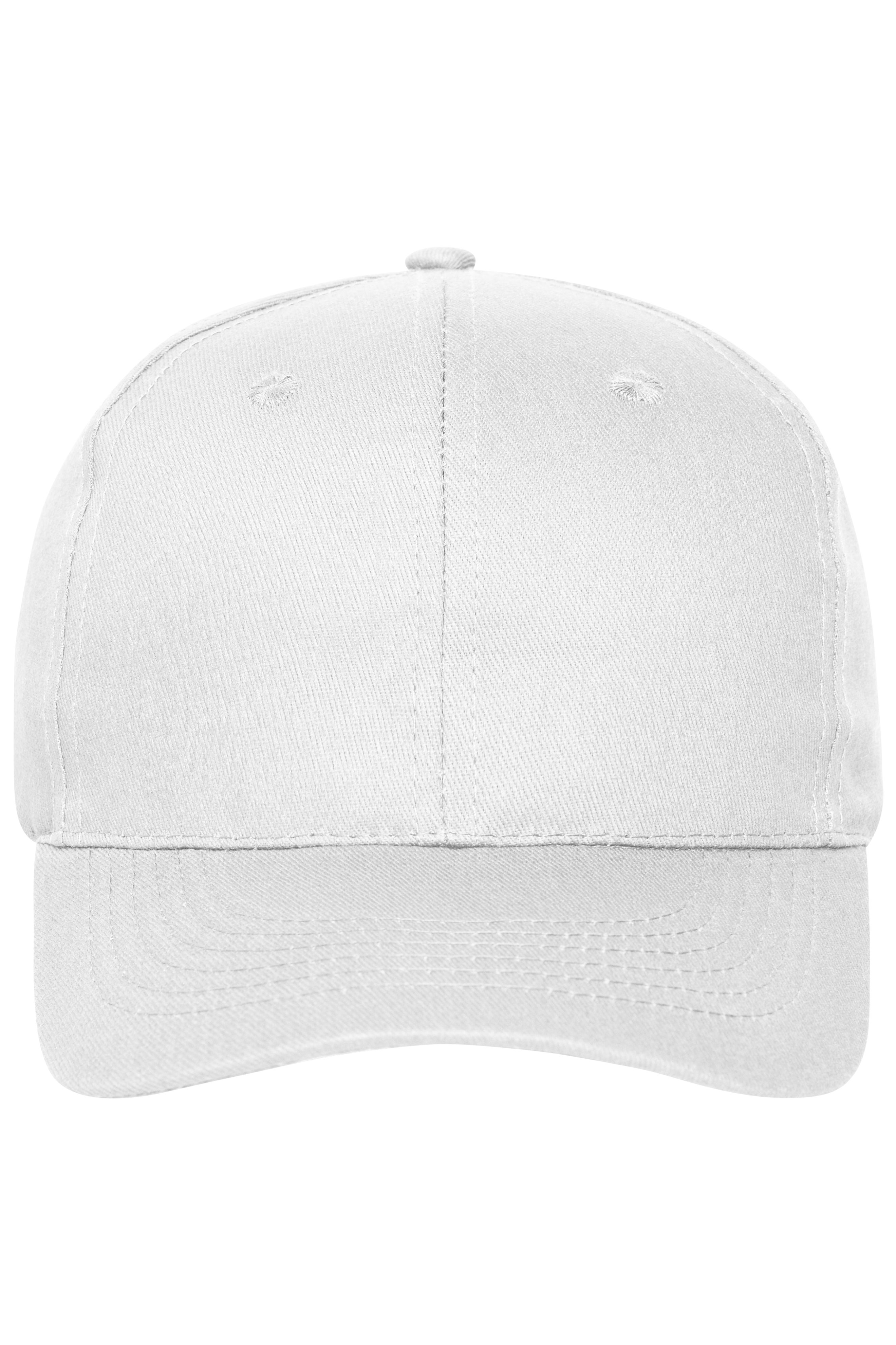 6 Panel Cap Bio Cotton MB6236 6 Panel Cap mit ungebürsteter Oberfläche