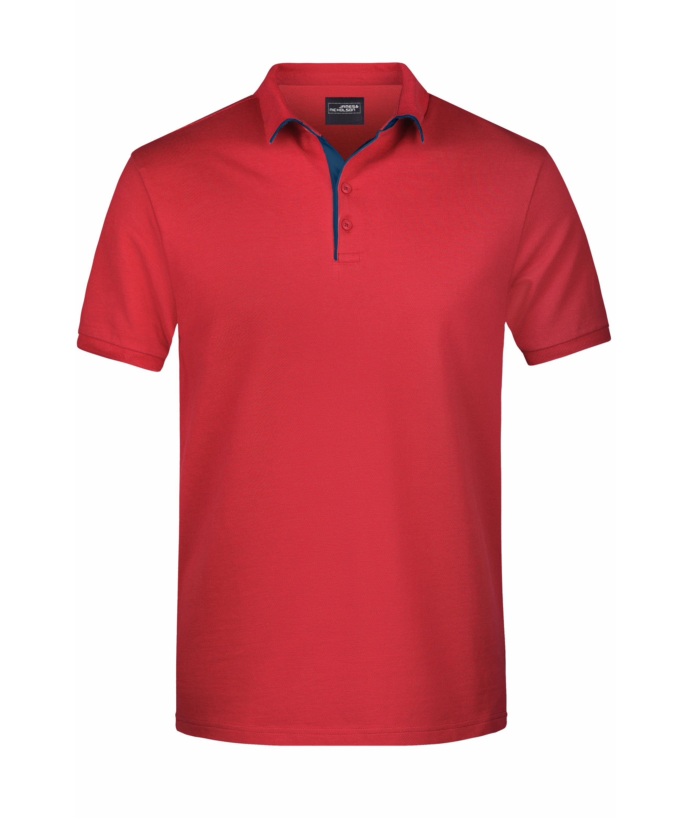 Men's Polo Single Stripe JN726 Klassisches Polo mit Kontrastelementen