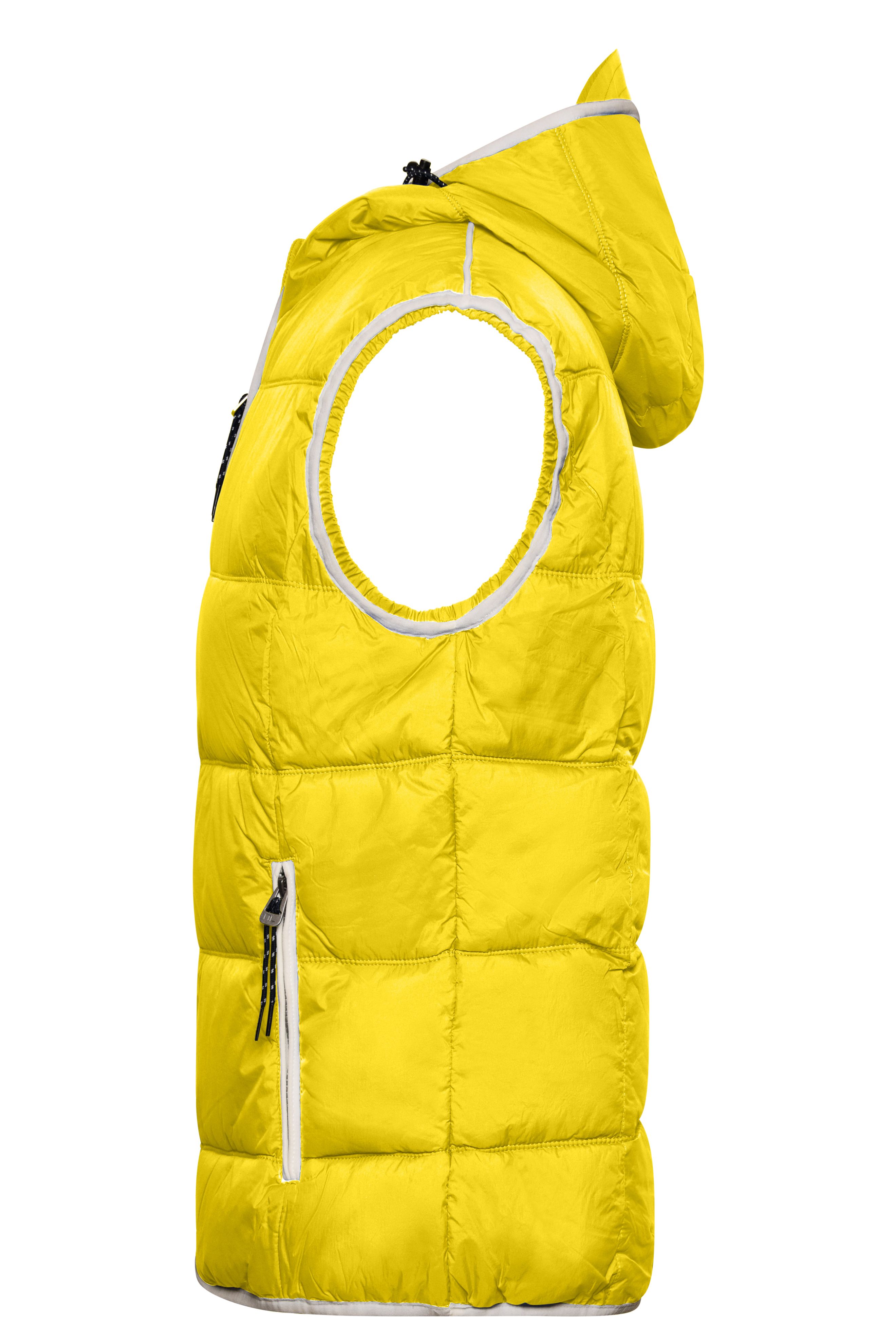 Men's Maritime Vest JN1076 Modische Steppweste mit angeschnittener Kapuze Men's Maritime Vest JN1076 Modische Steppweste mit angeschnittener Kapuze