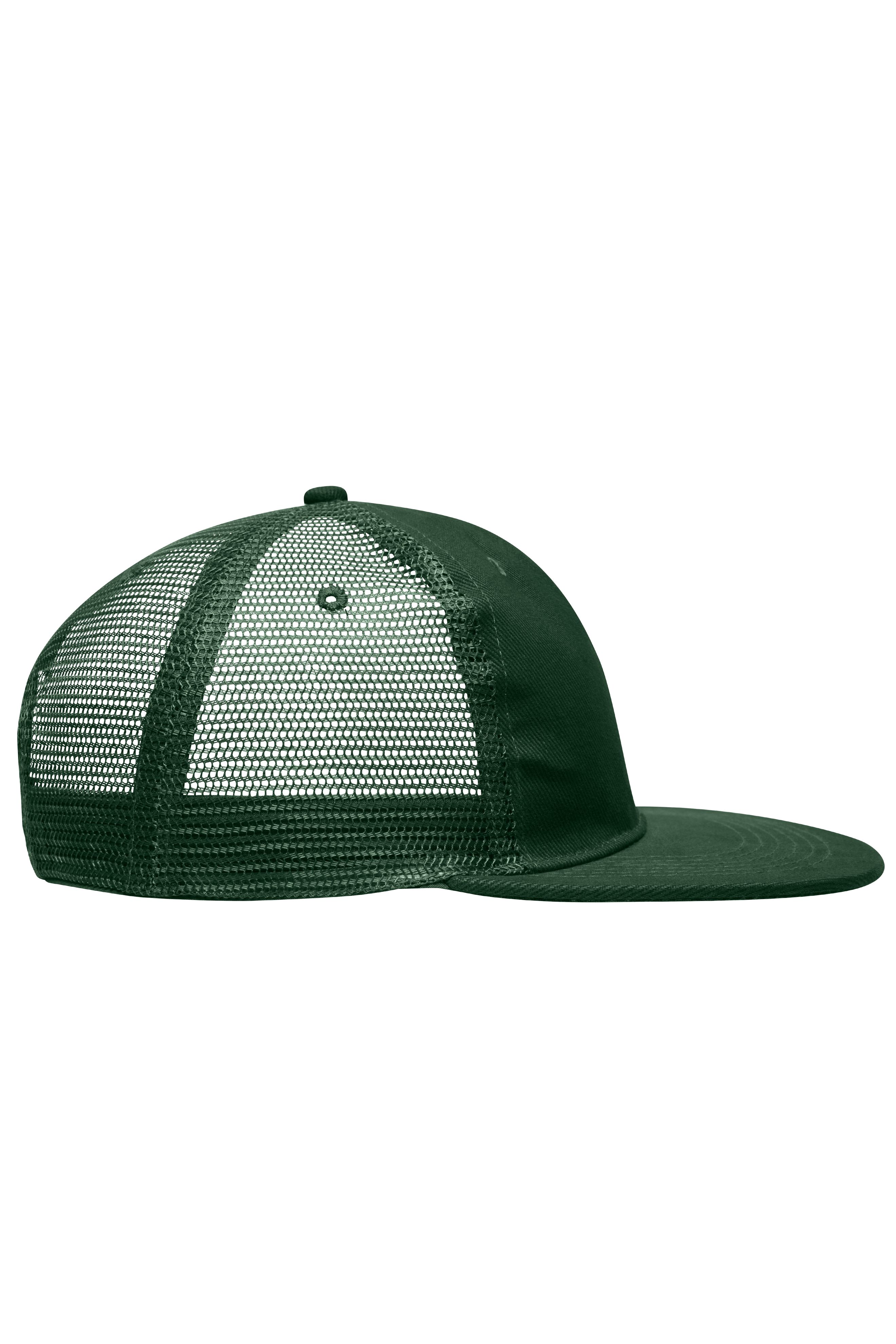 6 Panel Flat Peak Cap MB6509 6 Panel Mesh Cap mit flachem Schild