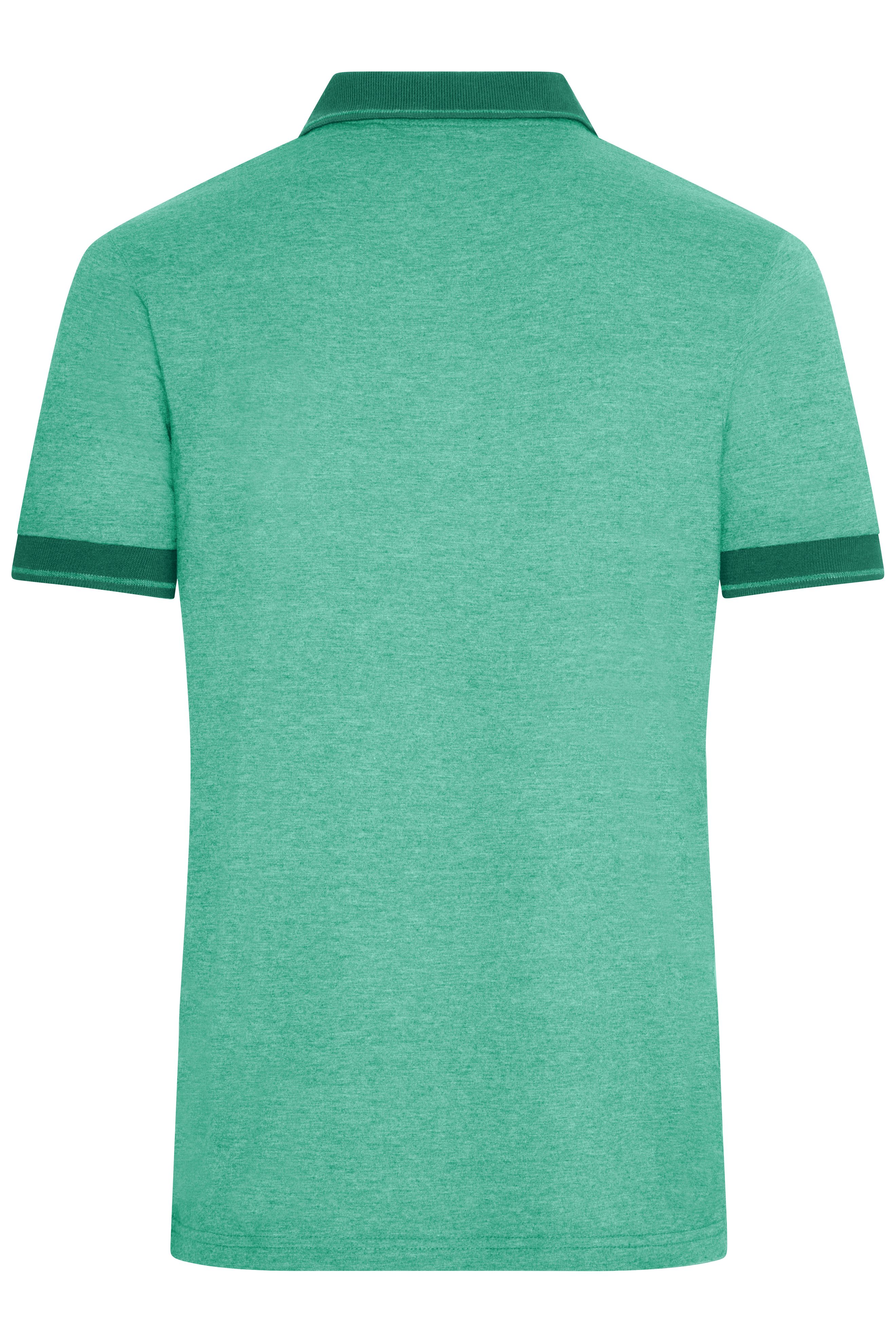 Men's Heather Polo JN706 Melange Polo mit modischen Details Men's Heather Polo JN706 Melange Polo mit modischen Details