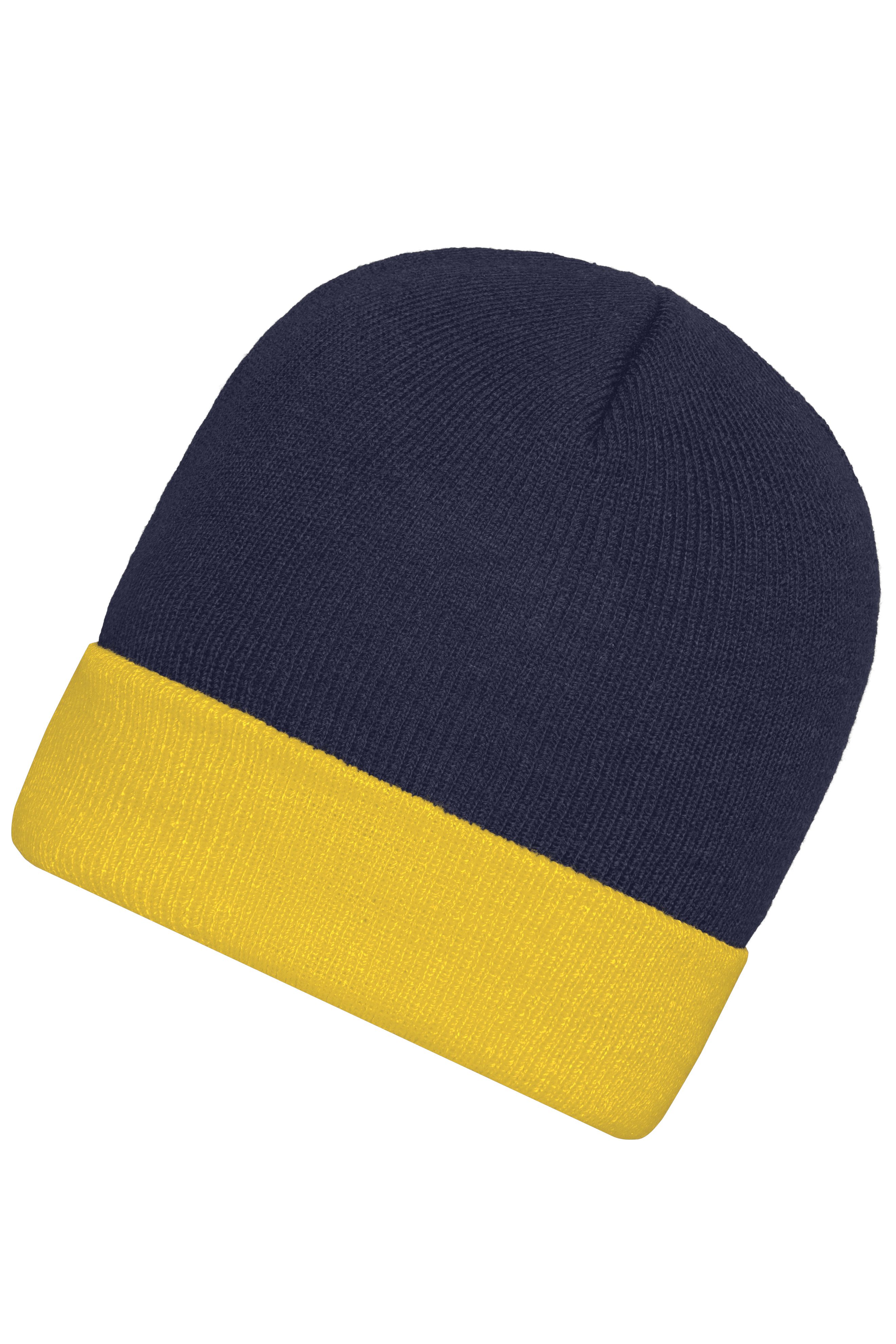 Knitted Cap MB7550 Klassische Strickmütze mit Umschlag