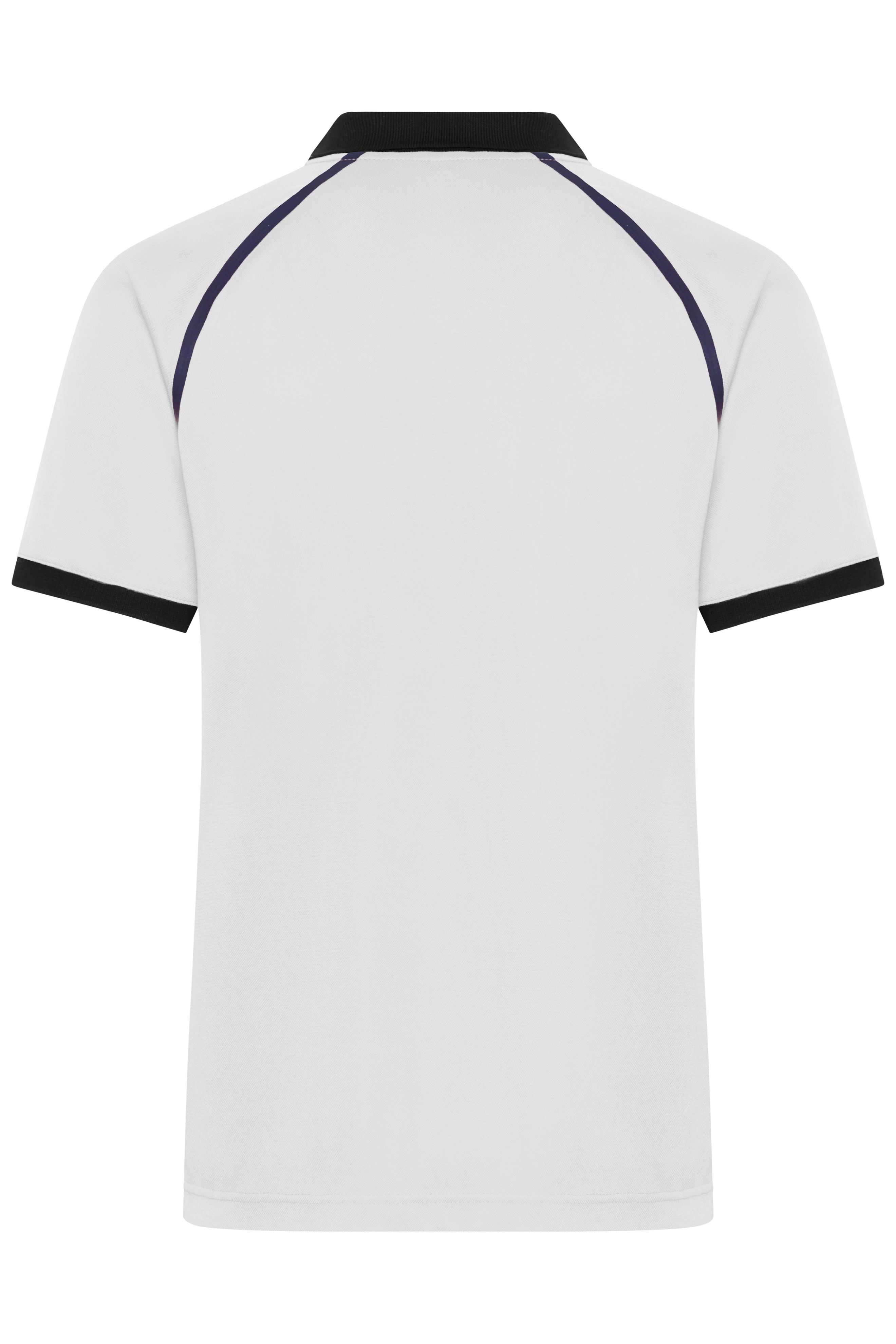 Men's Zip-Polo JN1308 Polo mit Reißverschluss aus Funktions-Polyester für Promotion, Sport und Freizeit