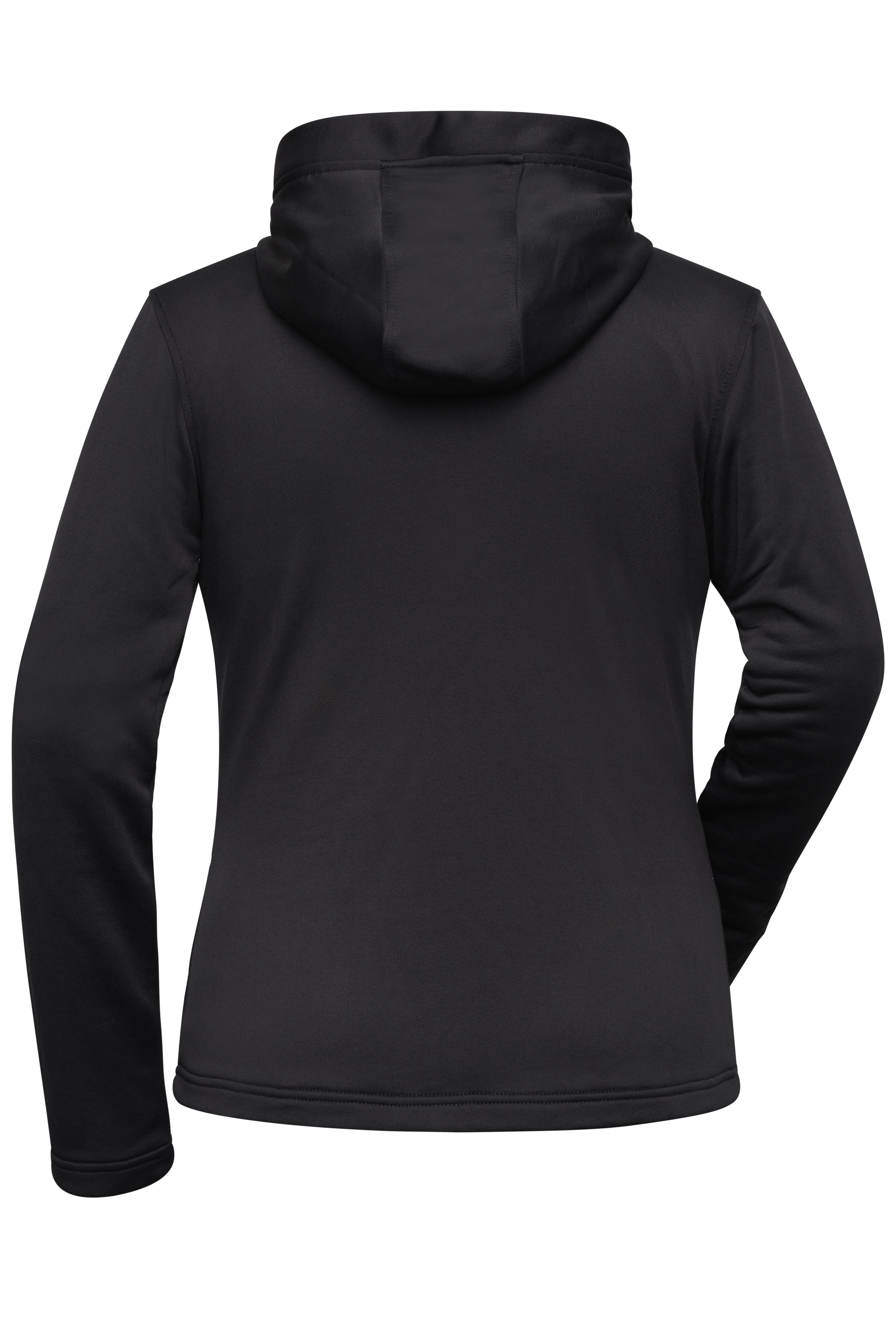 Ladies' Sports Zip Hoody JN531 Modische Kapuzenjacke aus 100% recyceltem Polyester für Sport und Freizeit