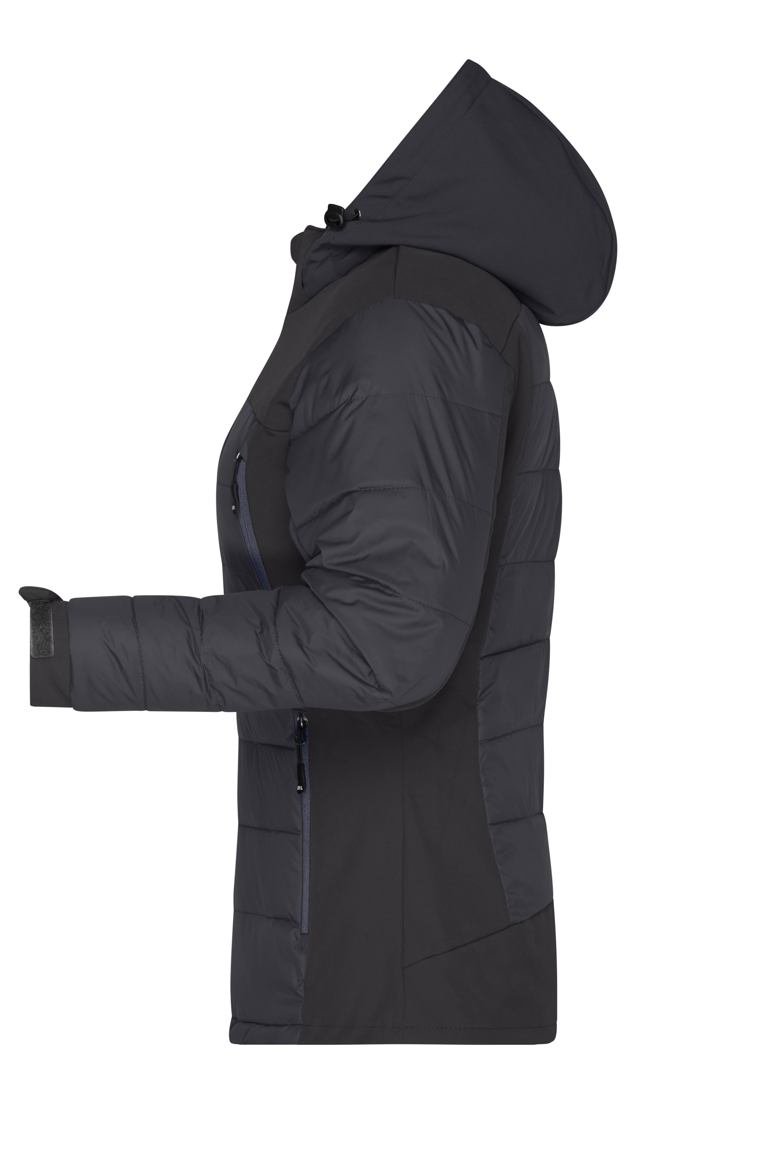 Ladies' Outdoor Hybrid Jacket JN1049 Thermojacke in attraktivem Materialmix Ladies' Outdoor Hybrid Jacket JN1049 Thermojacke in attraktivem Materialmix