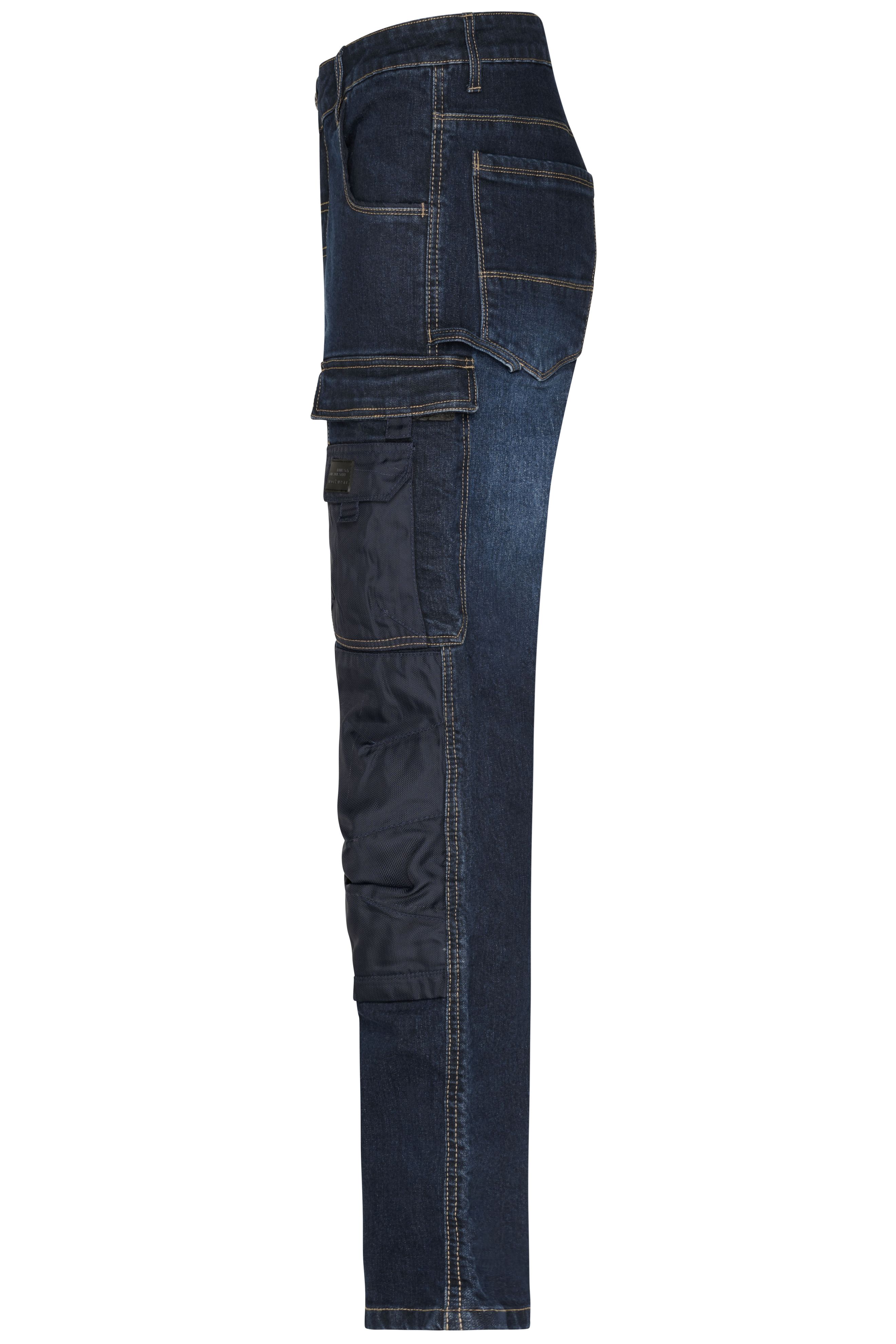 Workwear Stretch-Jeans JN875 Jeans-Hose in gerader Schnittführung mit vielen Details