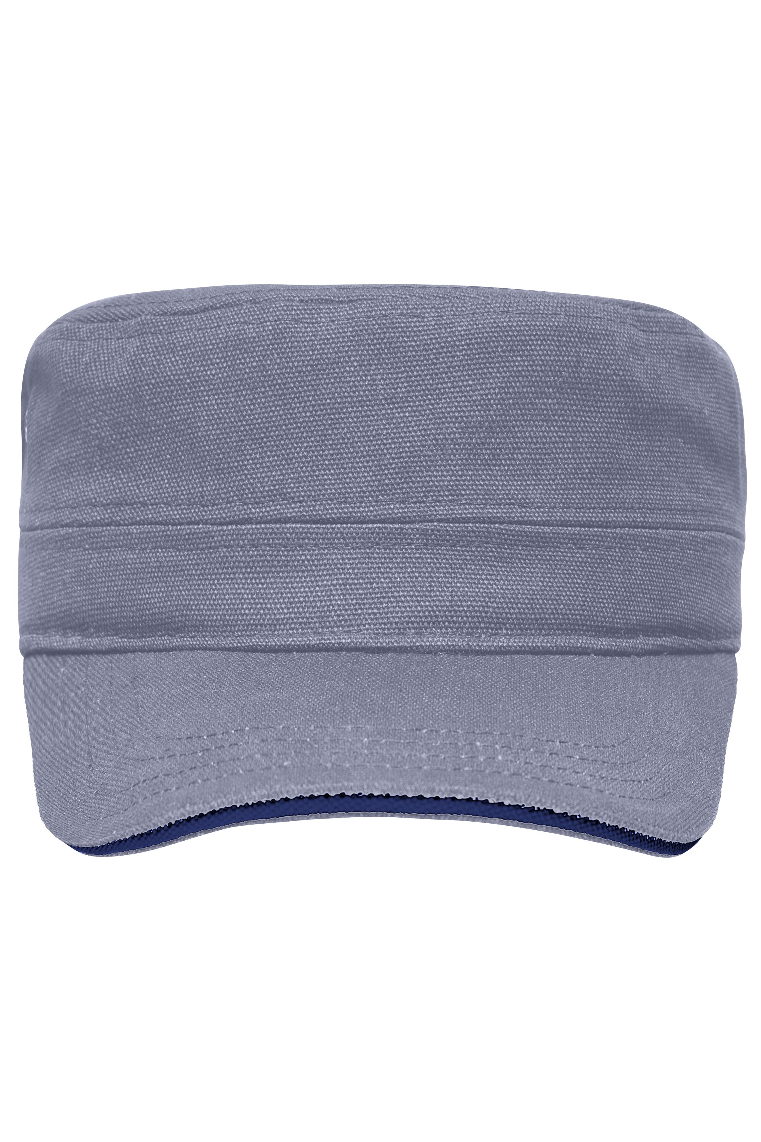 Military Sandwich Cap MB6555 Sandwich Cap im Military-Stil aus robustem Baumwollcanvas