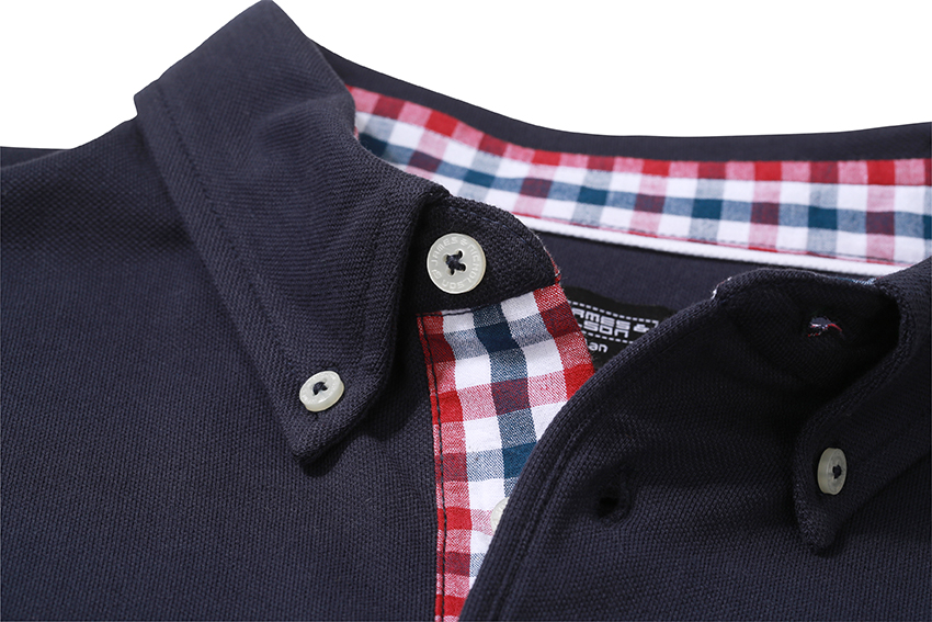 Men's Plain Polo JN964 Polo mit Button-Down Kragen Men's Plain Polo JN964 Polo mit Button-Down Kragen