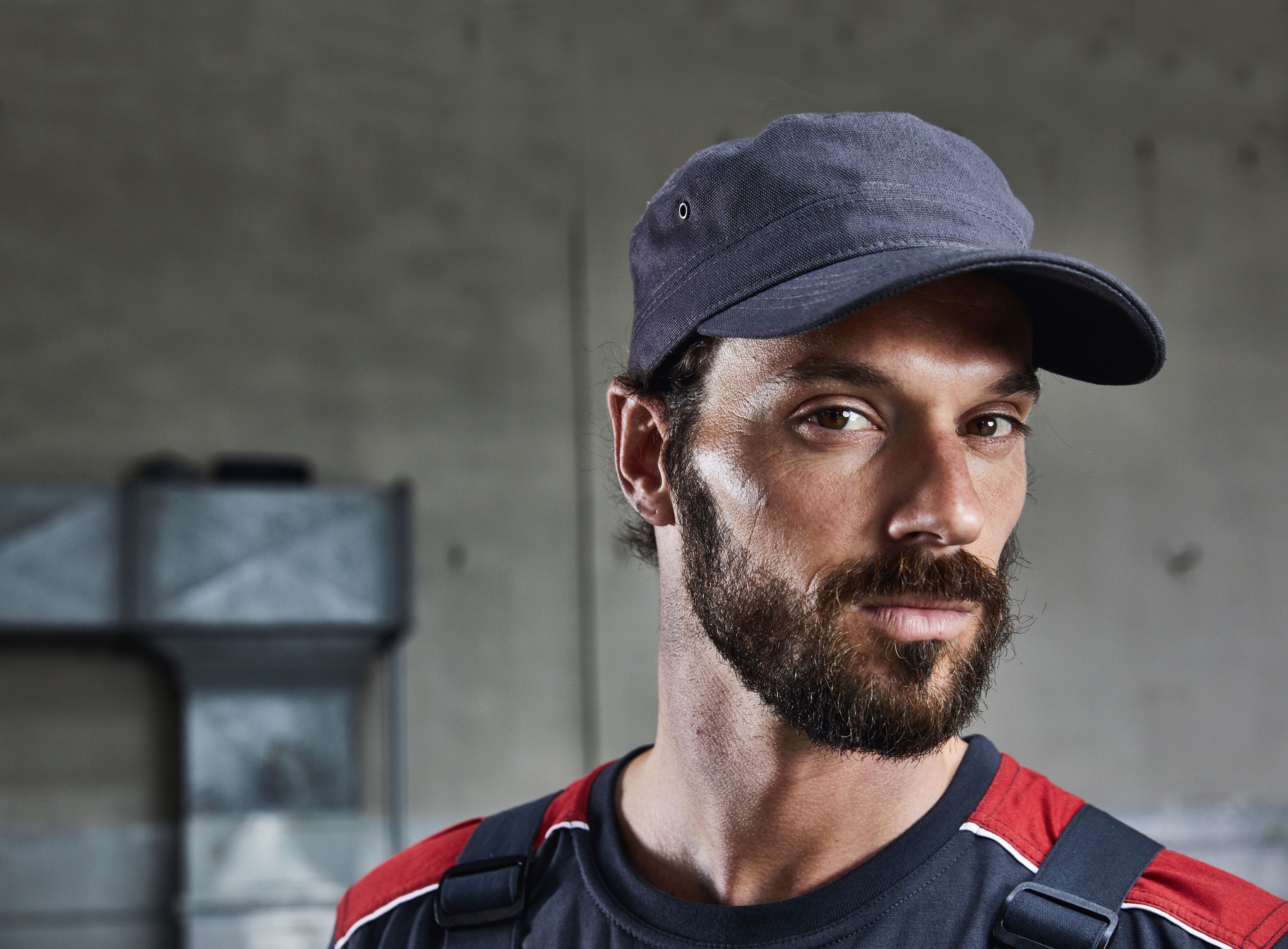 Military Cap MB095 Trendiges Cap im Military-Stil aus robustem Baumwollcanvas