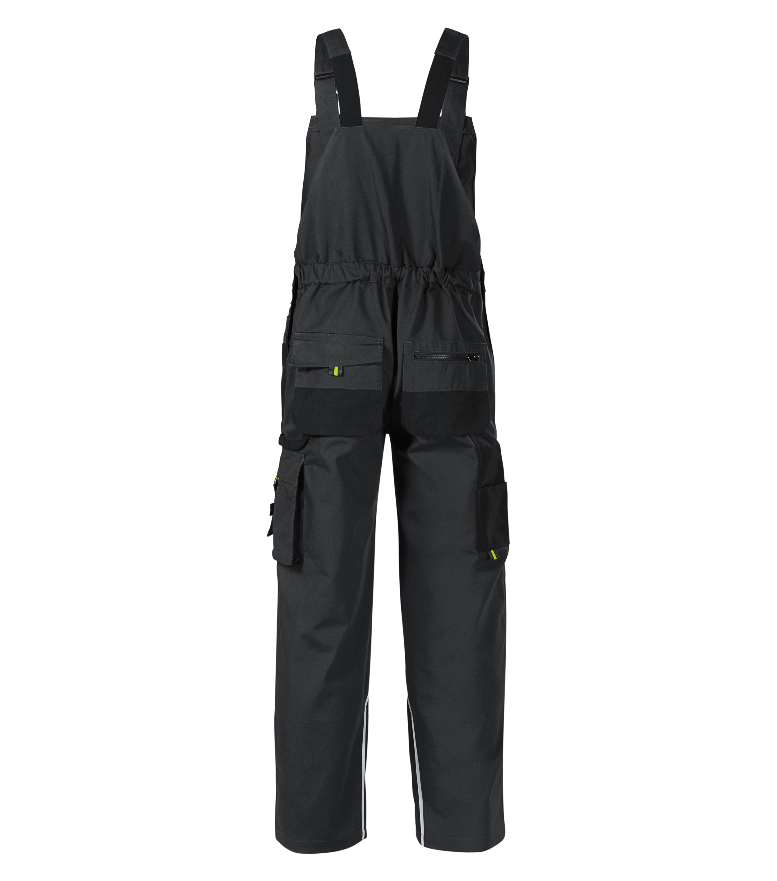 Arbeitslatzhose Herren -  RANGER W04 - 14 multifunktionale Taschen und Hosenträger mit einem elastischen Teil einstellbar mit Schnallen - Hosen Herren für Outdoor 