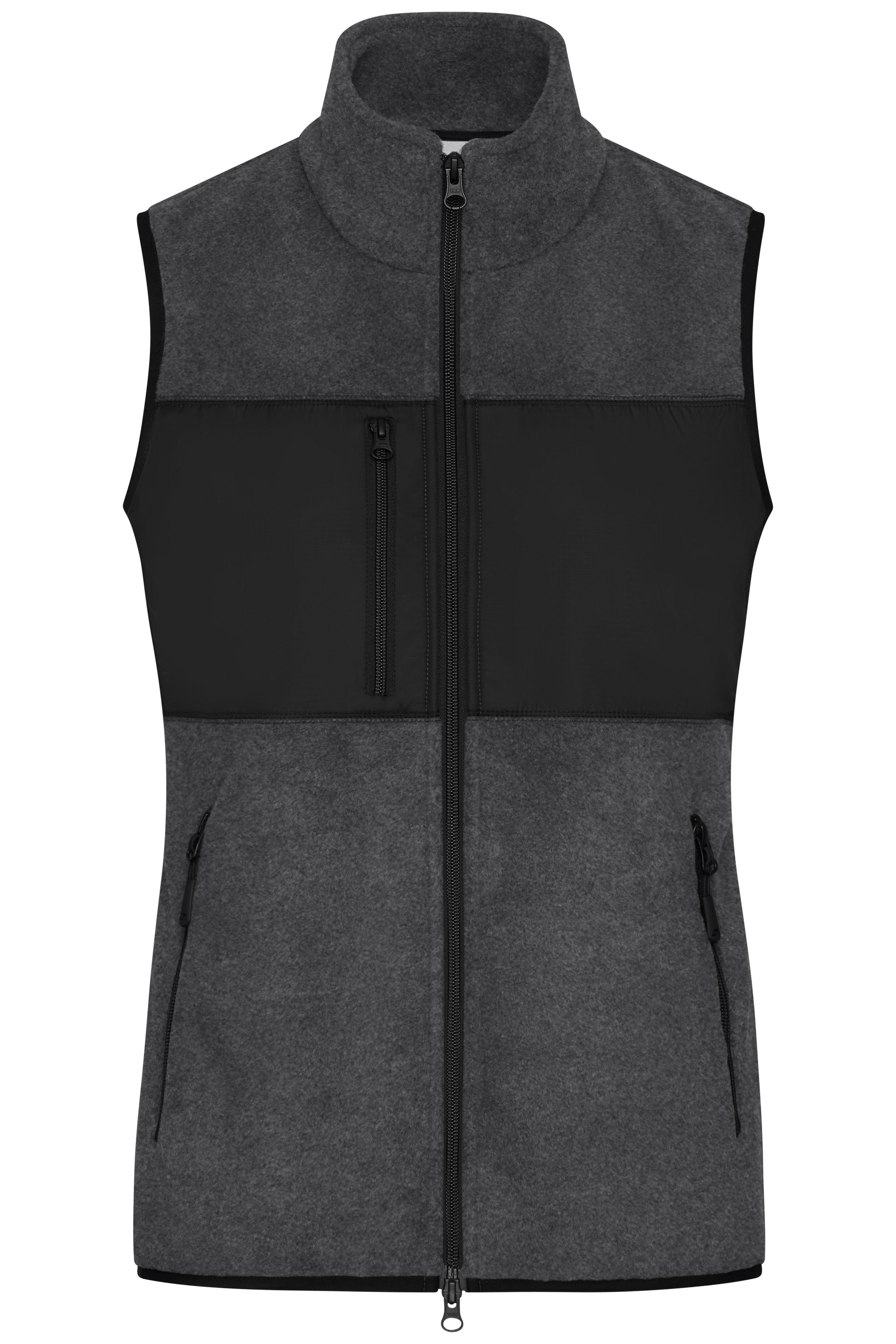 Ladies' Fleece Vest JN1309 Fleeceweste im Materialmix